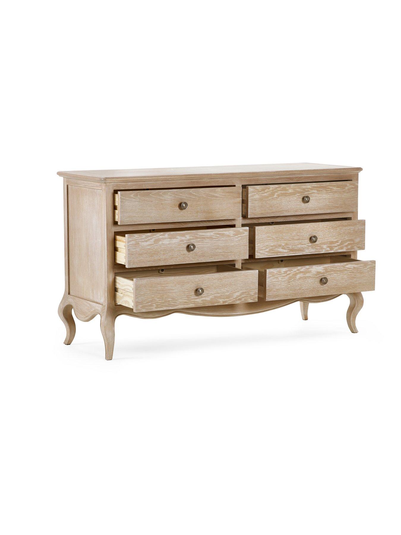 julian-bowen-camille-ready-assemblednbsp6-drawer-wide-chest-contains-solid-oakoutfit