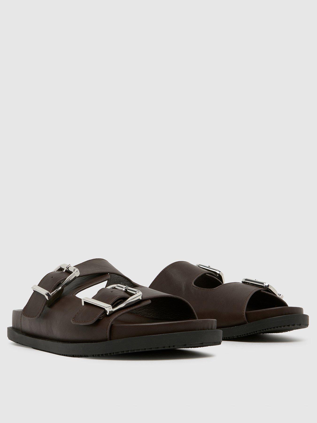 Image 2 of 4 of Schuh Scout Footbed Sandals - Deep Brown