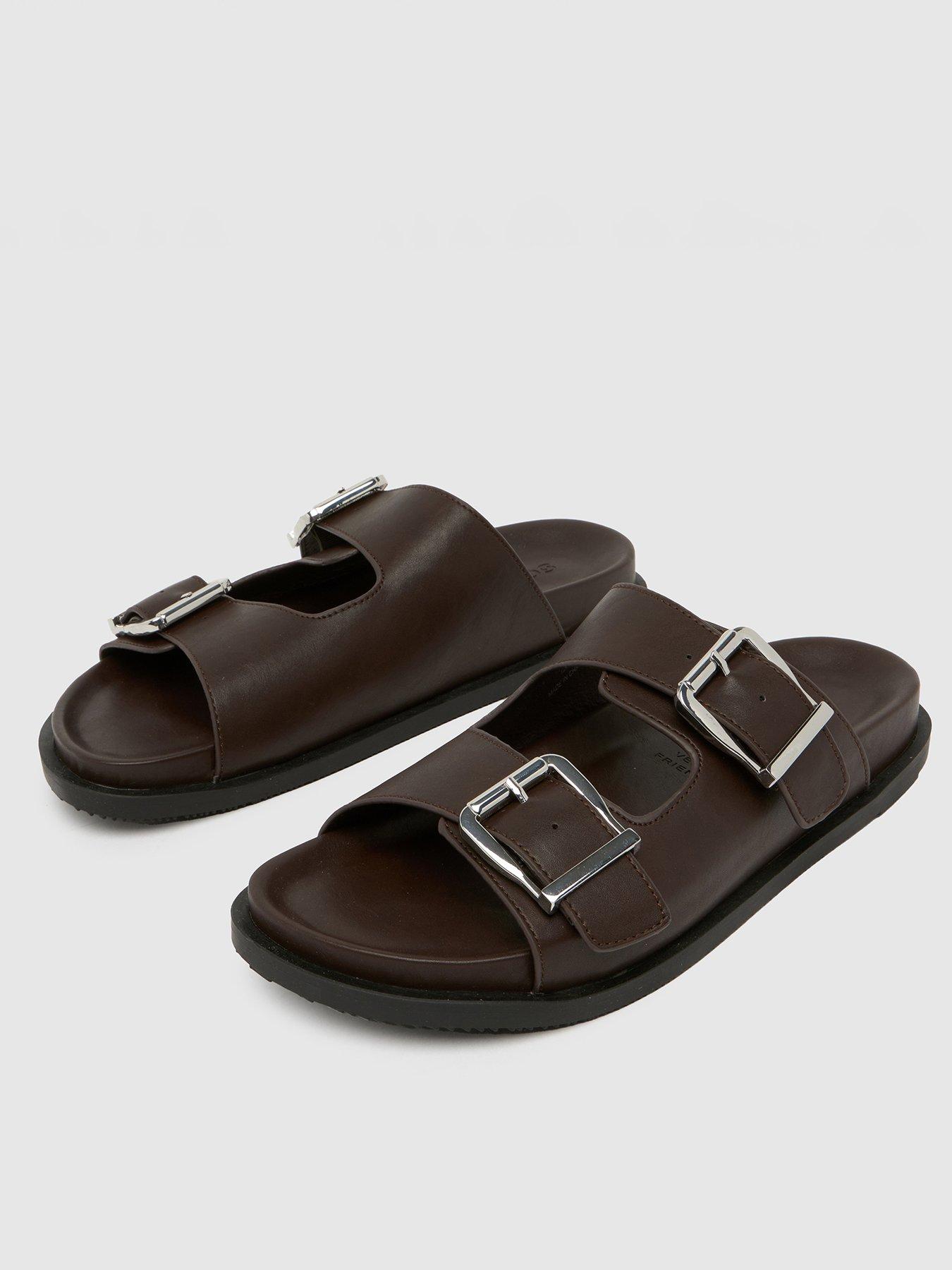 Image 3 of 4 of Schuh Scout Footbed Sandals - Deep Brown