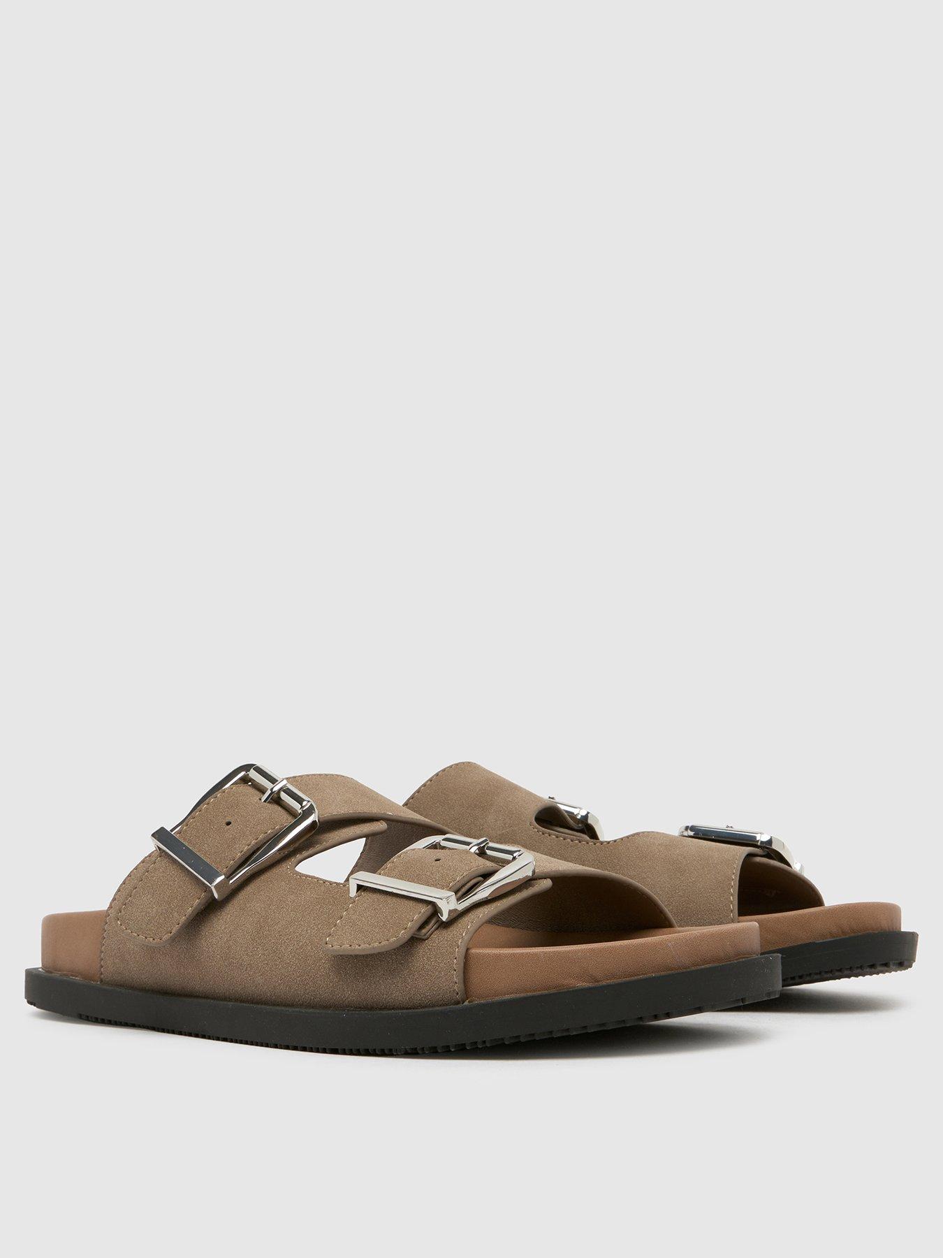 Image 2 of 4 of Schuh Scout Footbed Sandals - Beige