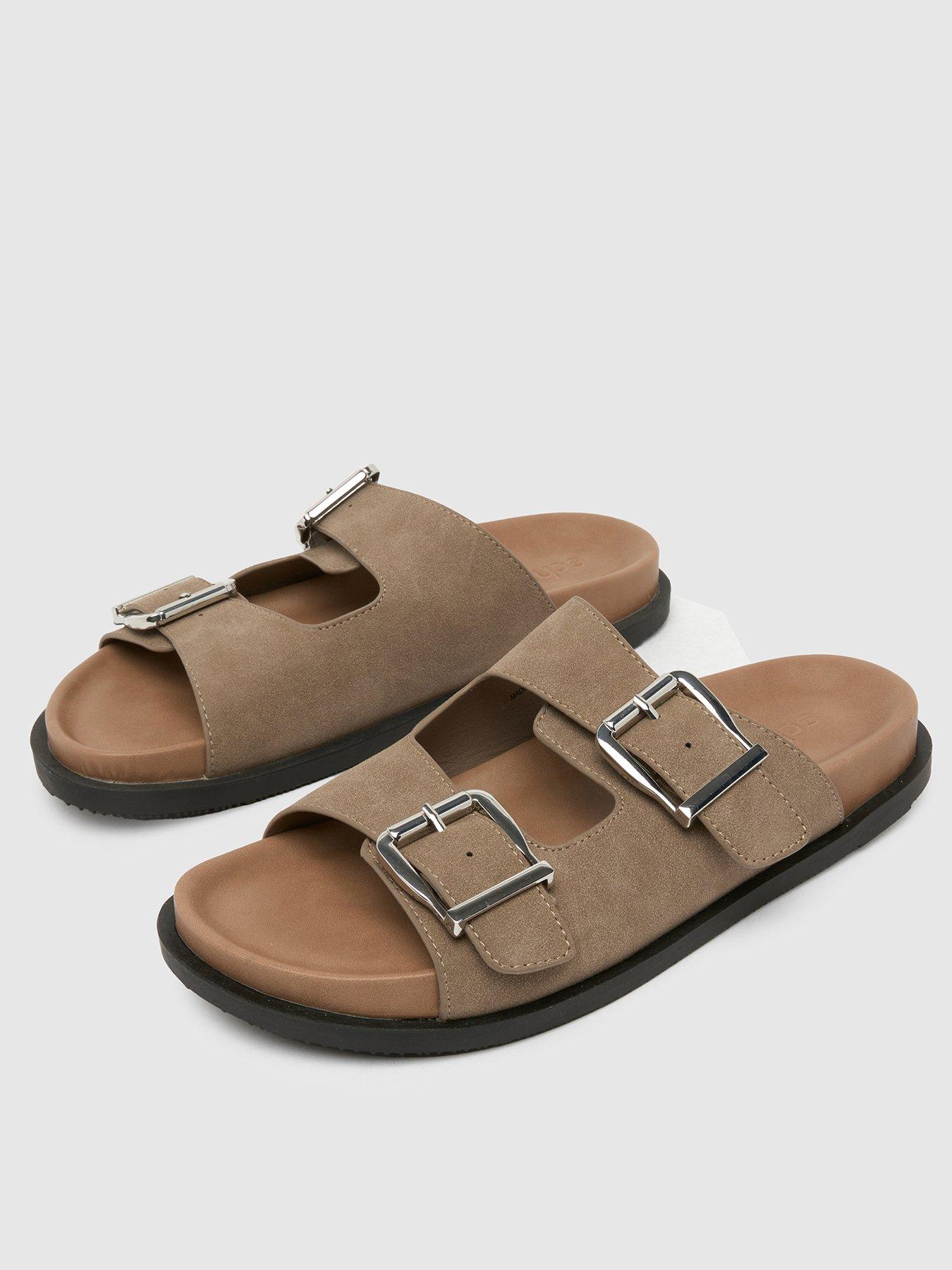 Image 3 of 4 of Schuh Scout Footbed Sandals - Beige