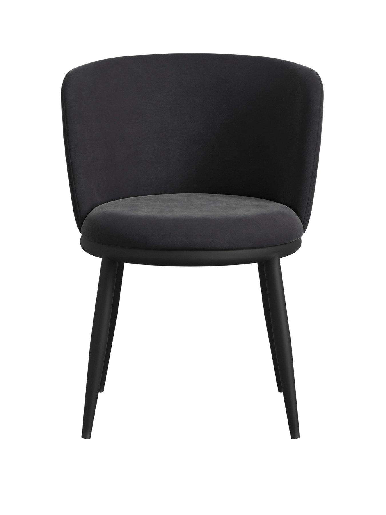 Image 2 of 5 of LPD Home Nova Set of 2 Dining Chairs - Black