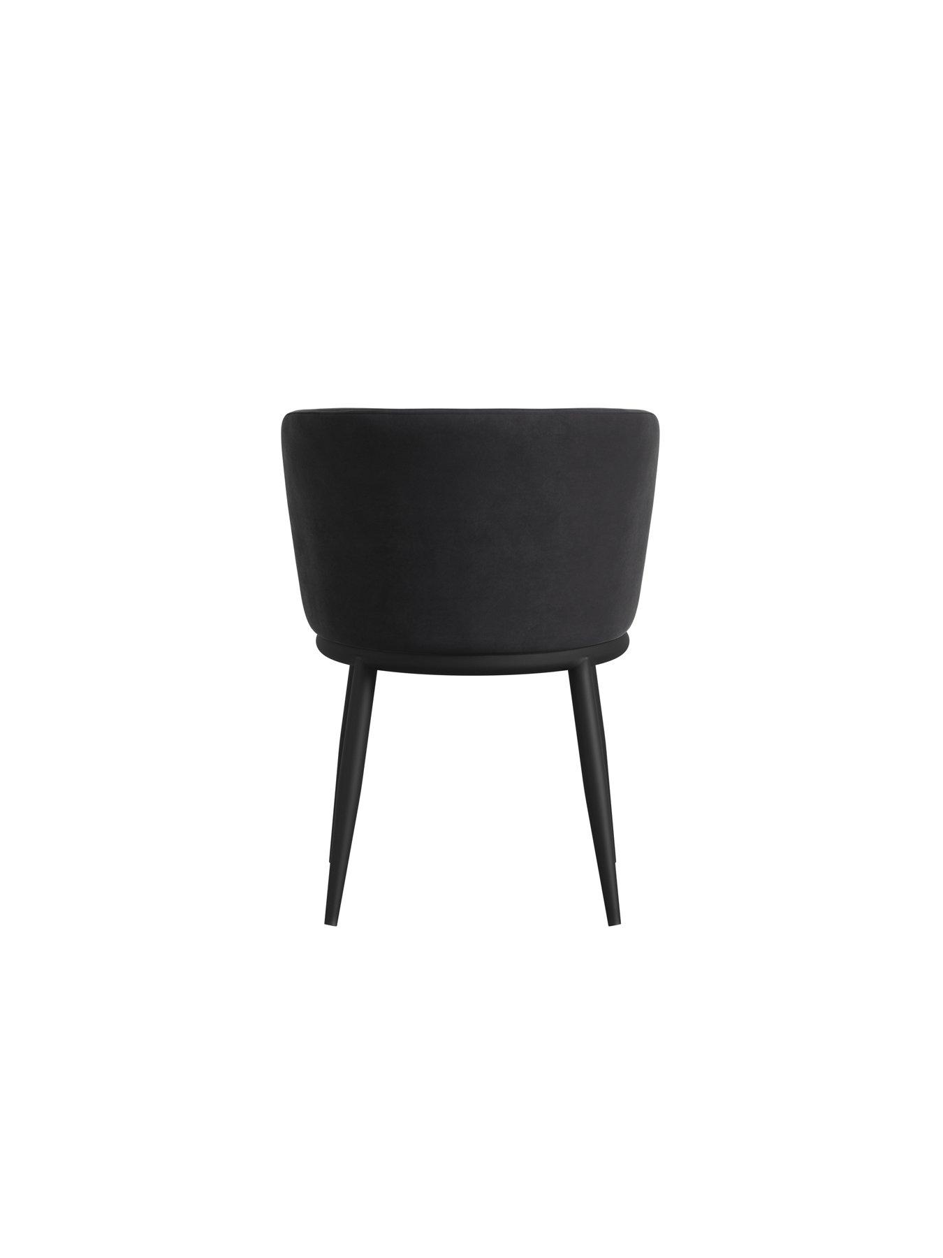 Image 5 of 5 of LPD Home Nova Set of 2 Dining Chairs - Black