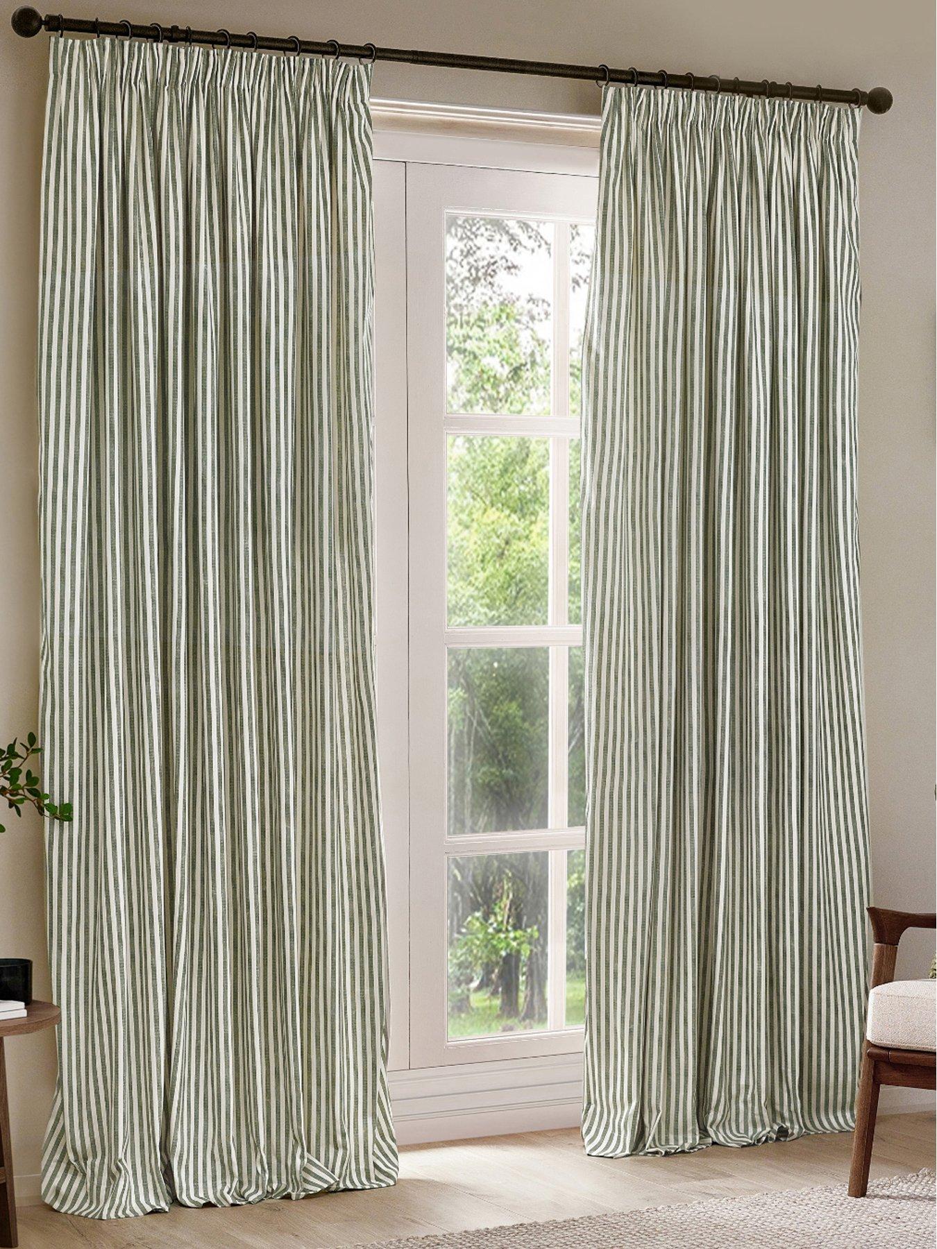 Yard Hebden Pencil Pleat Curtains- 117x137cm