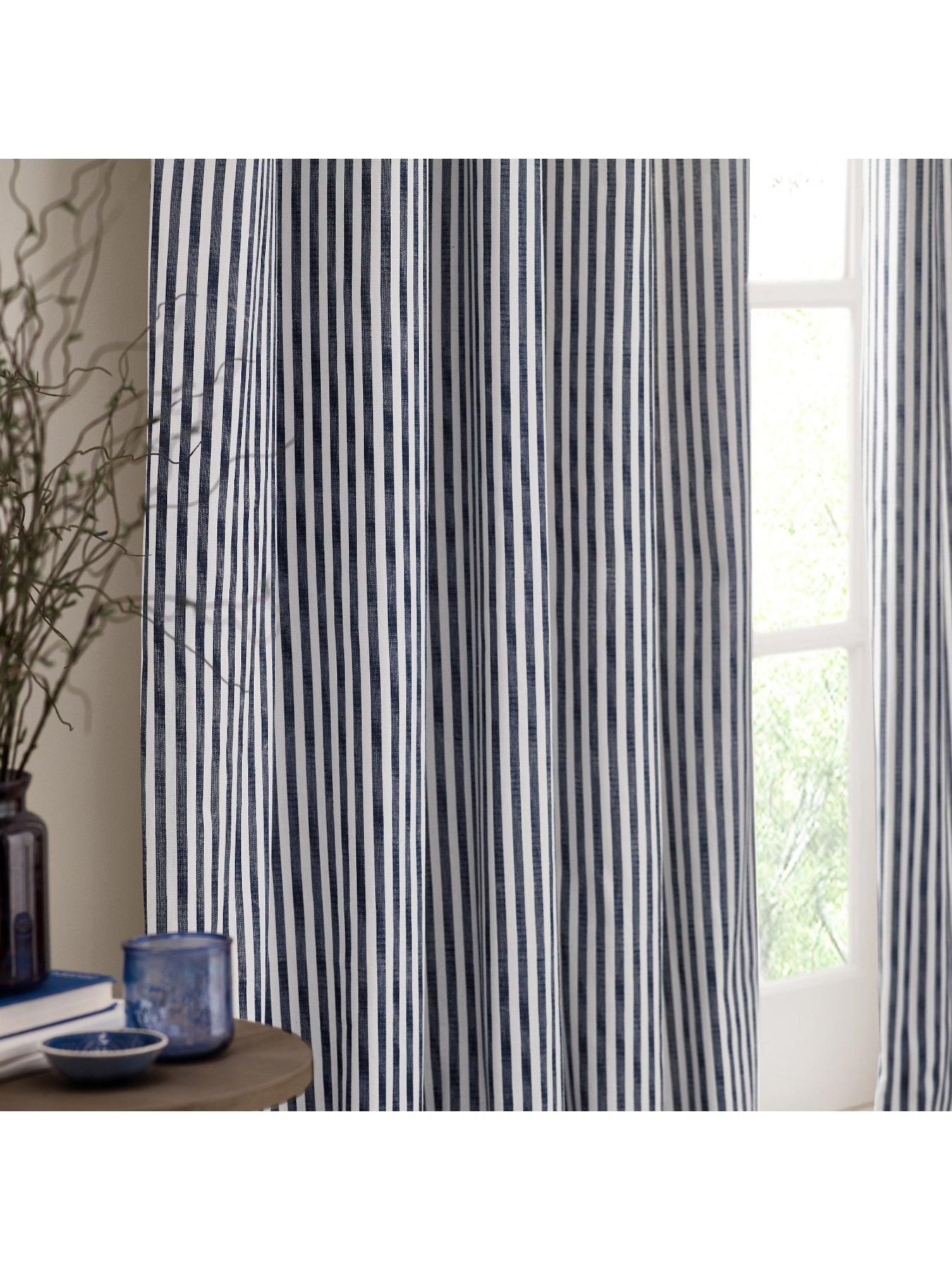 Image 2 of 5 of Yard Hebden Stripe Pencil Pleat Curtains