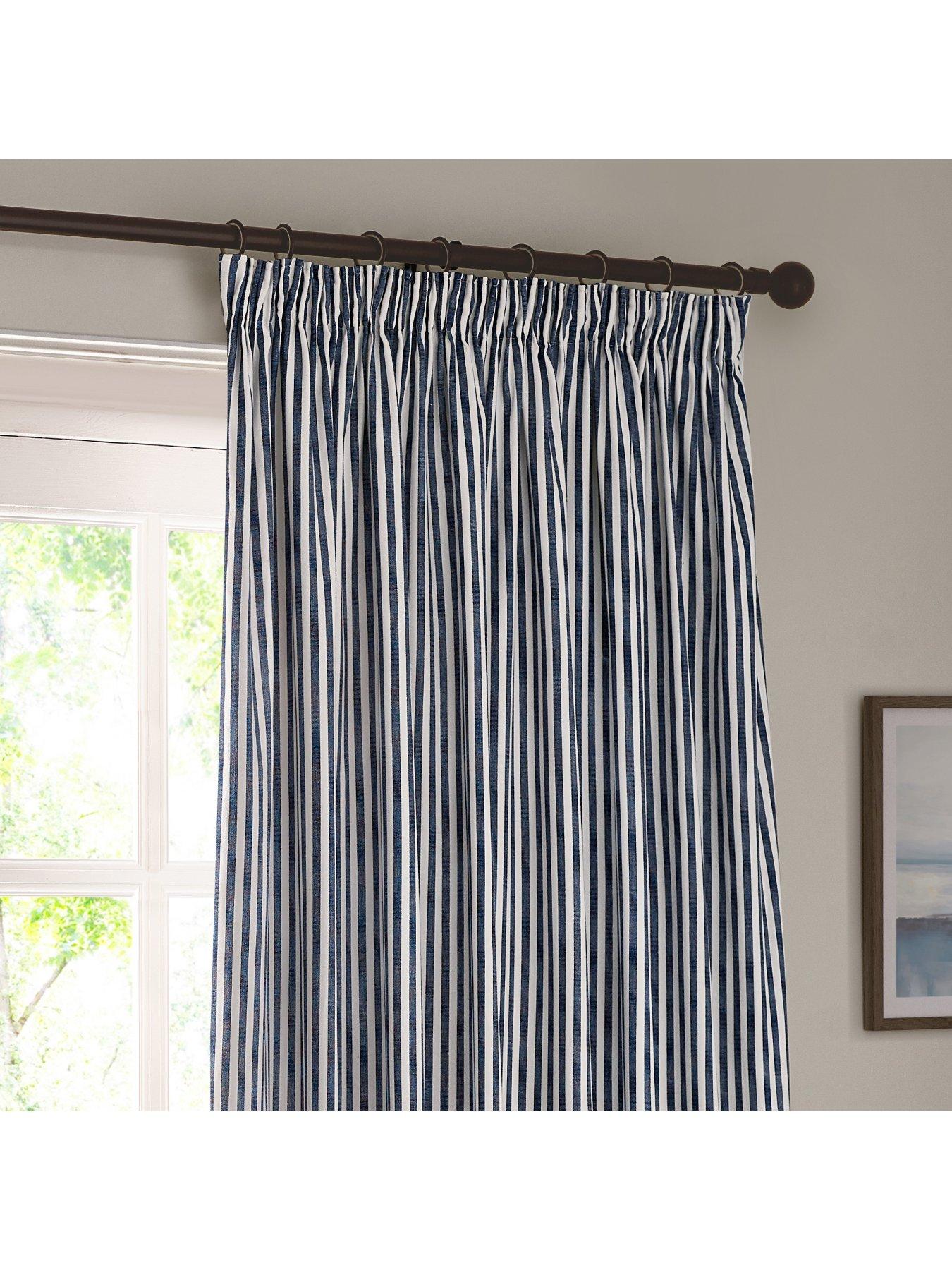 Image 3 of 5 of Yard Hebden Stripe Pencil Pleat Curtains