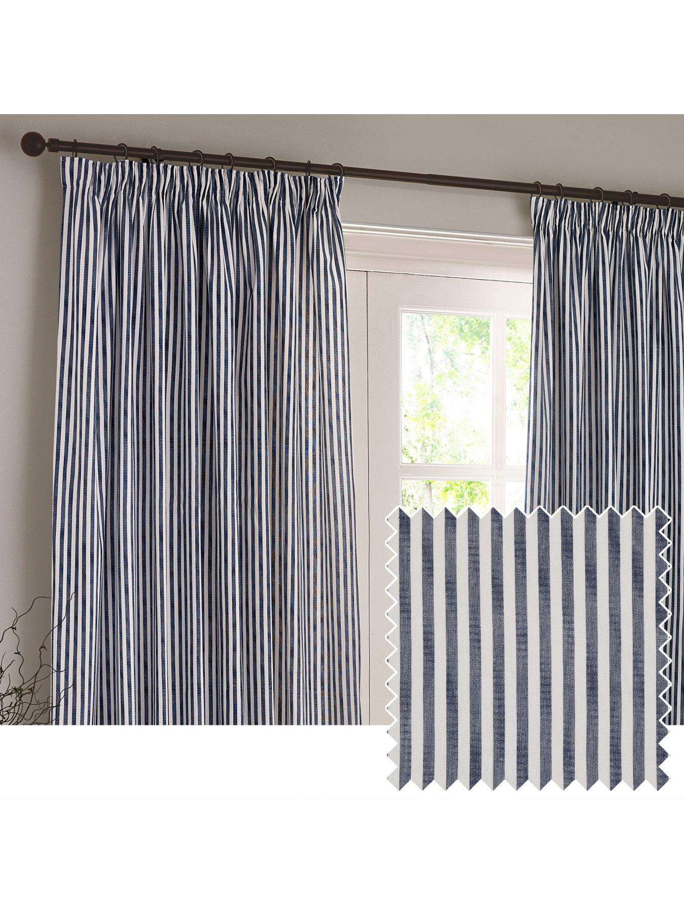 Image 5 of 5 of Yard Hebden Stripe Pencil Pleat Curtains