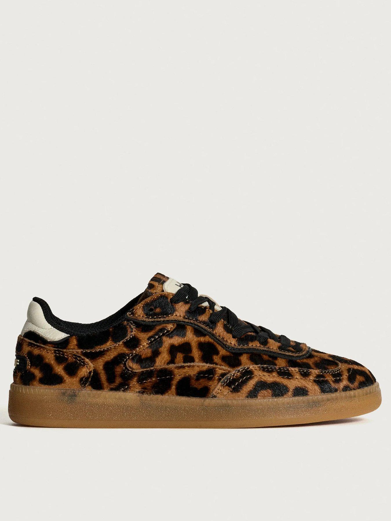 Hoff Womens Alley Leopard Woman Alley Trainer - Brown
