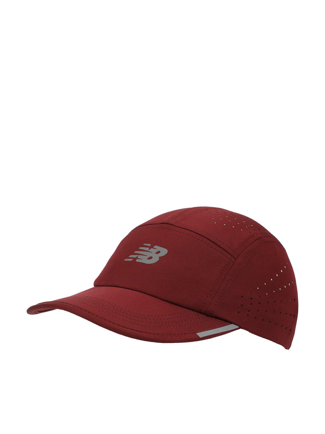 New Balance Unisex Running 5 Panel Pro Cap - Burgundy Red