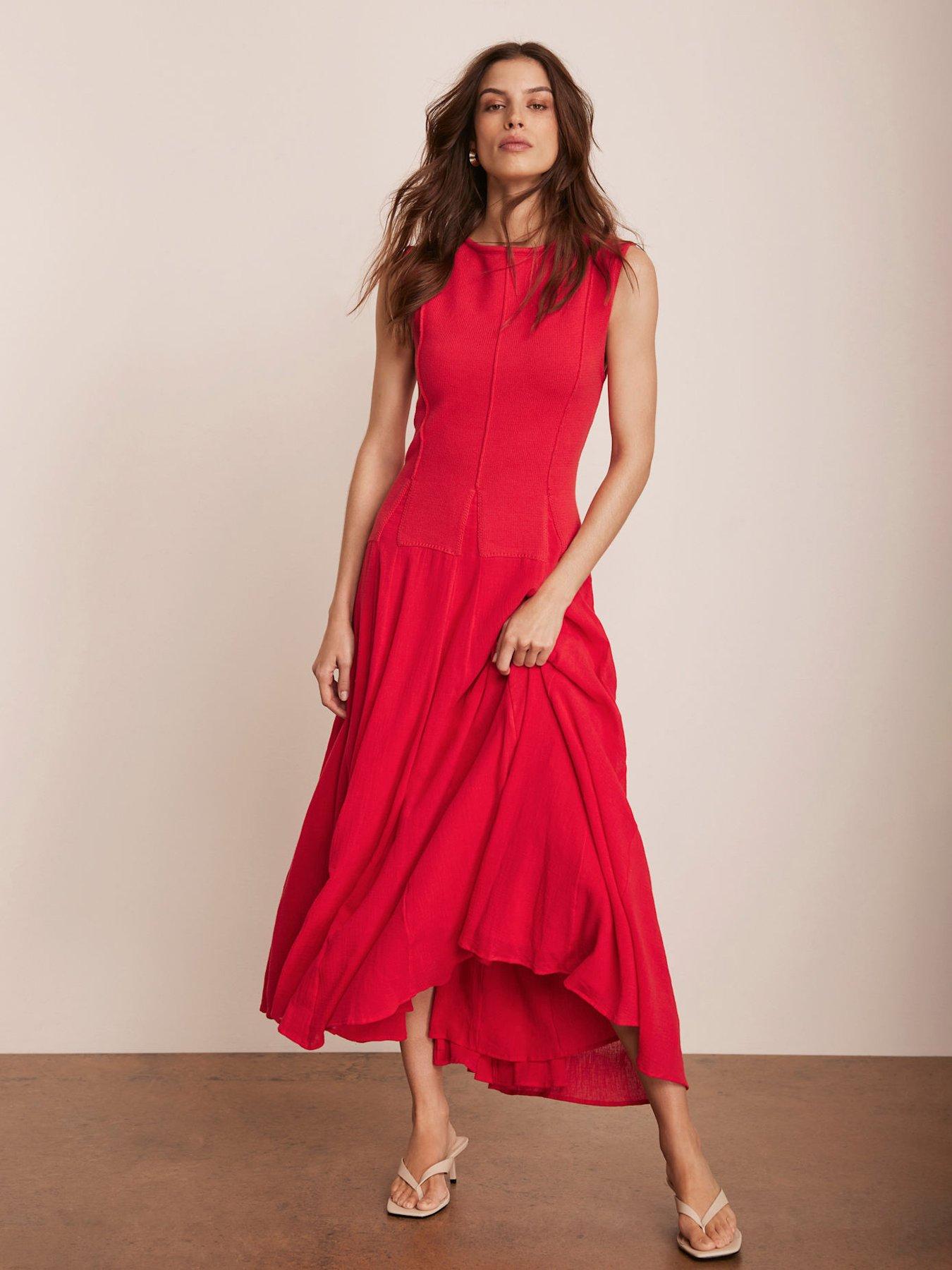 mint-velvet-cotton-maxi-dress-redfront