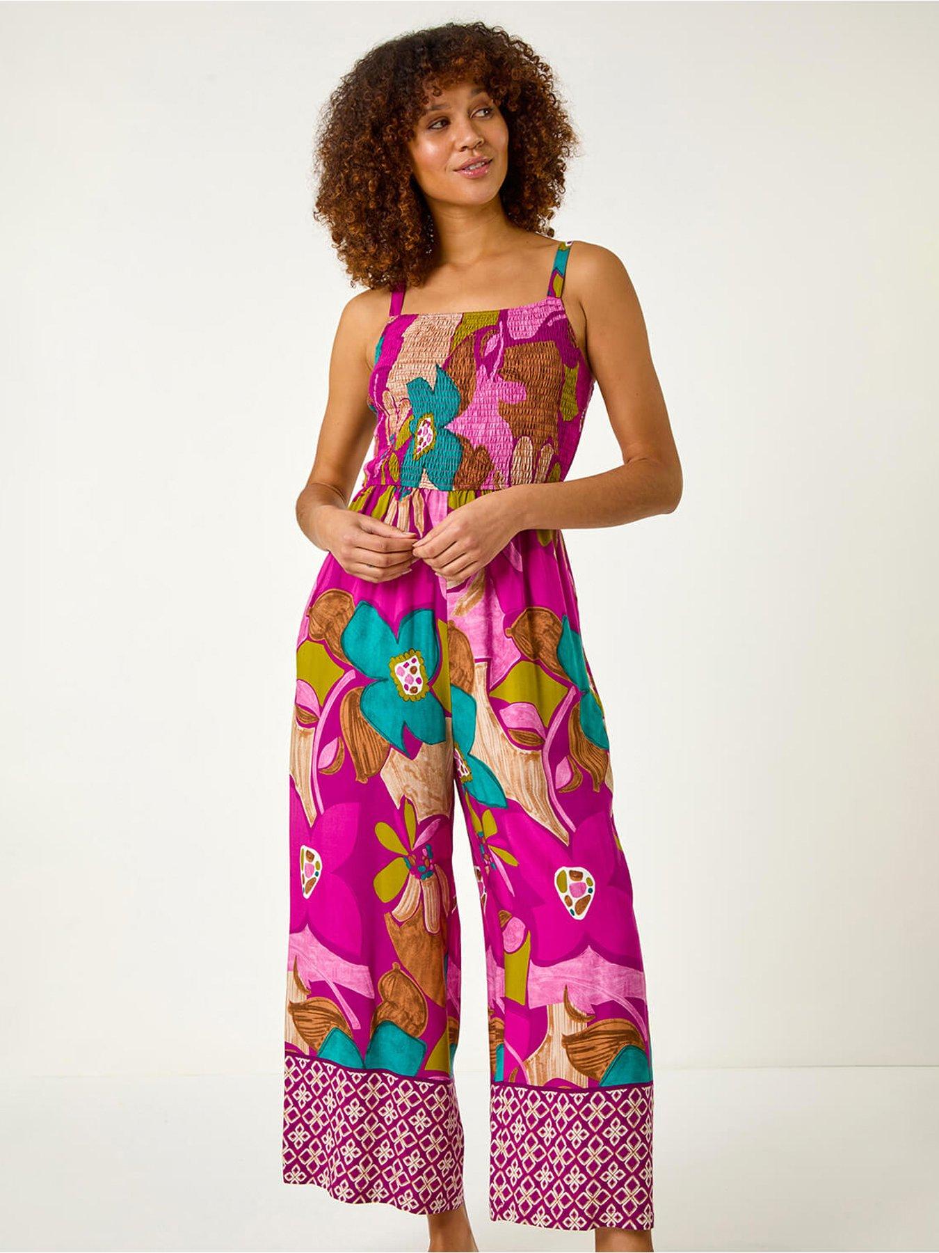 roman-floral-border-frill-jumpsuit-purpleback
