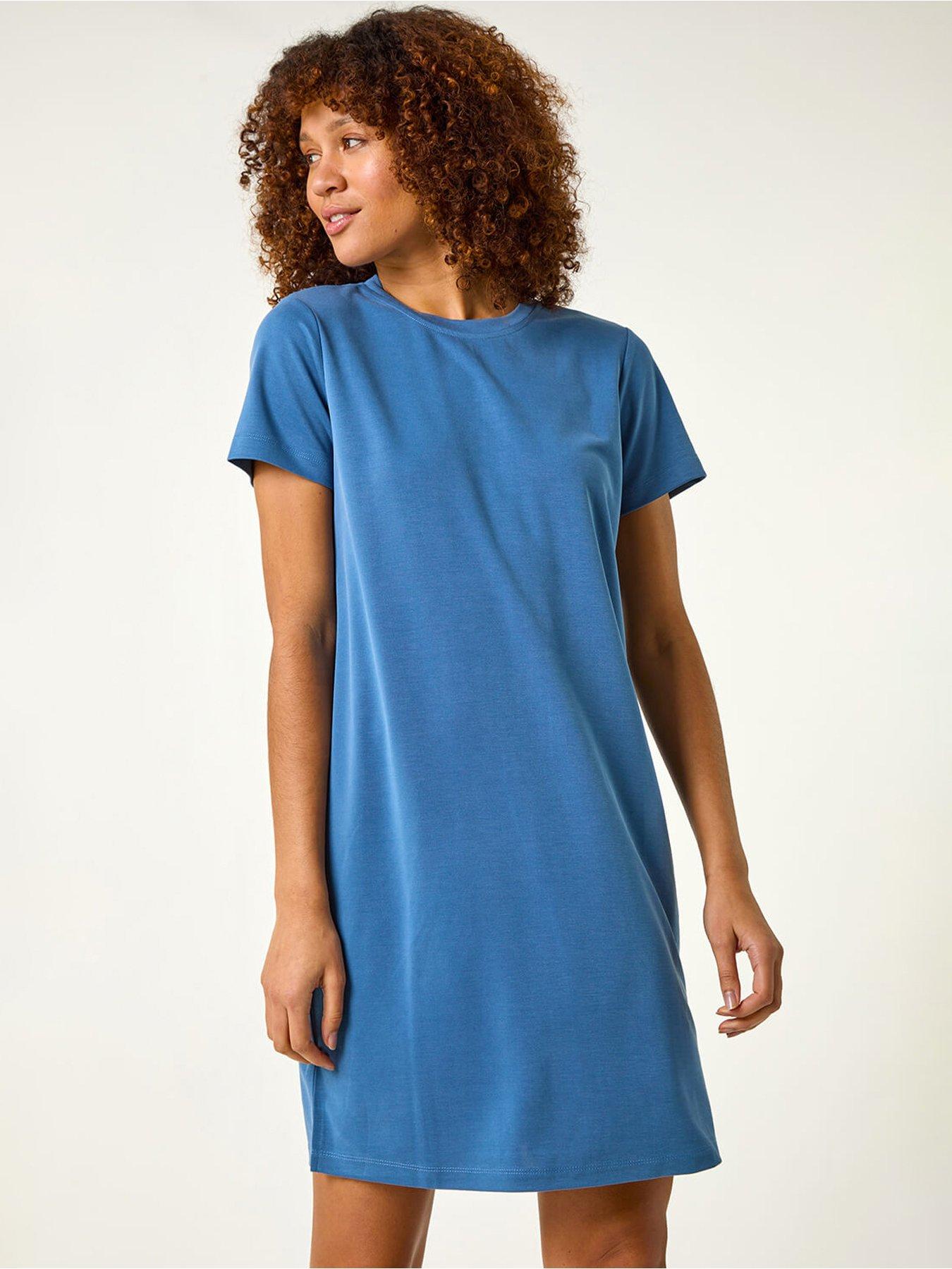 roman-stitch-detail-t-shirt-dress-blue