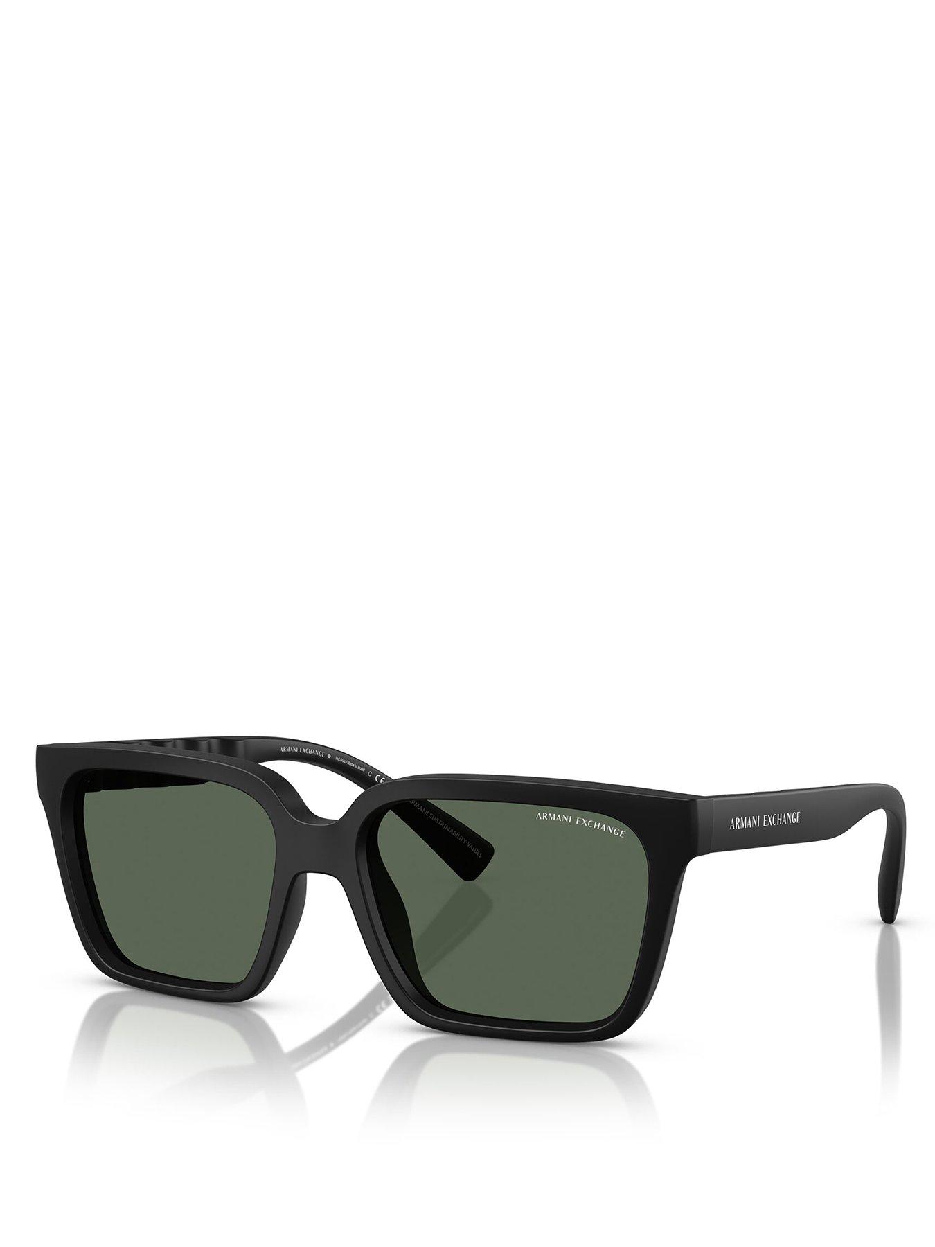 Armani Exchange 0Ax4147S Square Sunglasses - Black