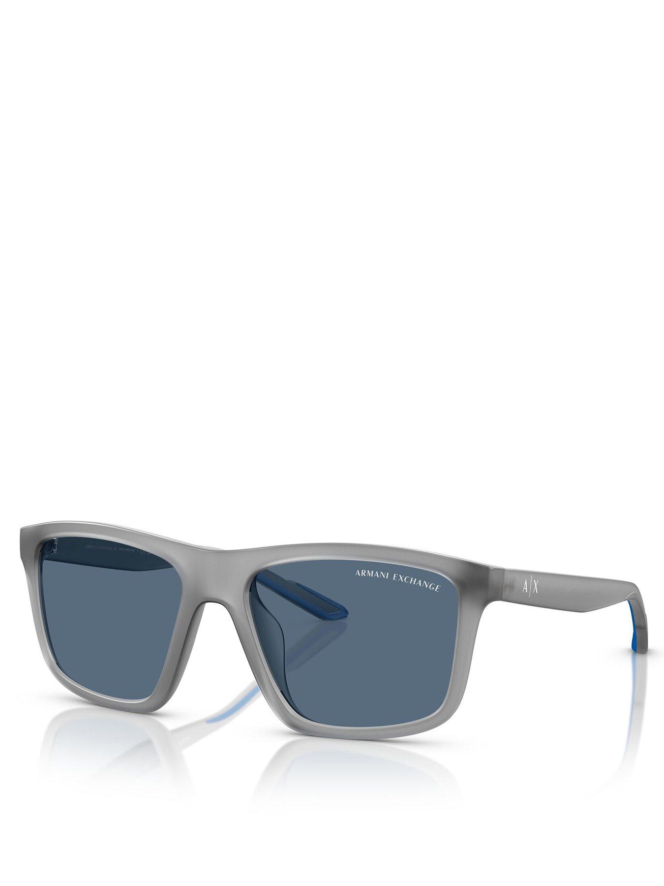 Image 1 of 4 of Armani Exchange Square Sunglasses - Grey