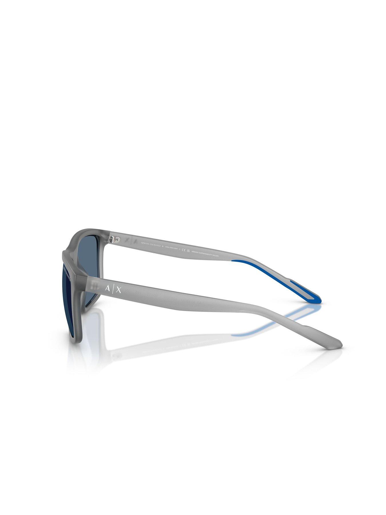 Image 2 of 4 of Armani Exchange Square Sunglasses - Grey