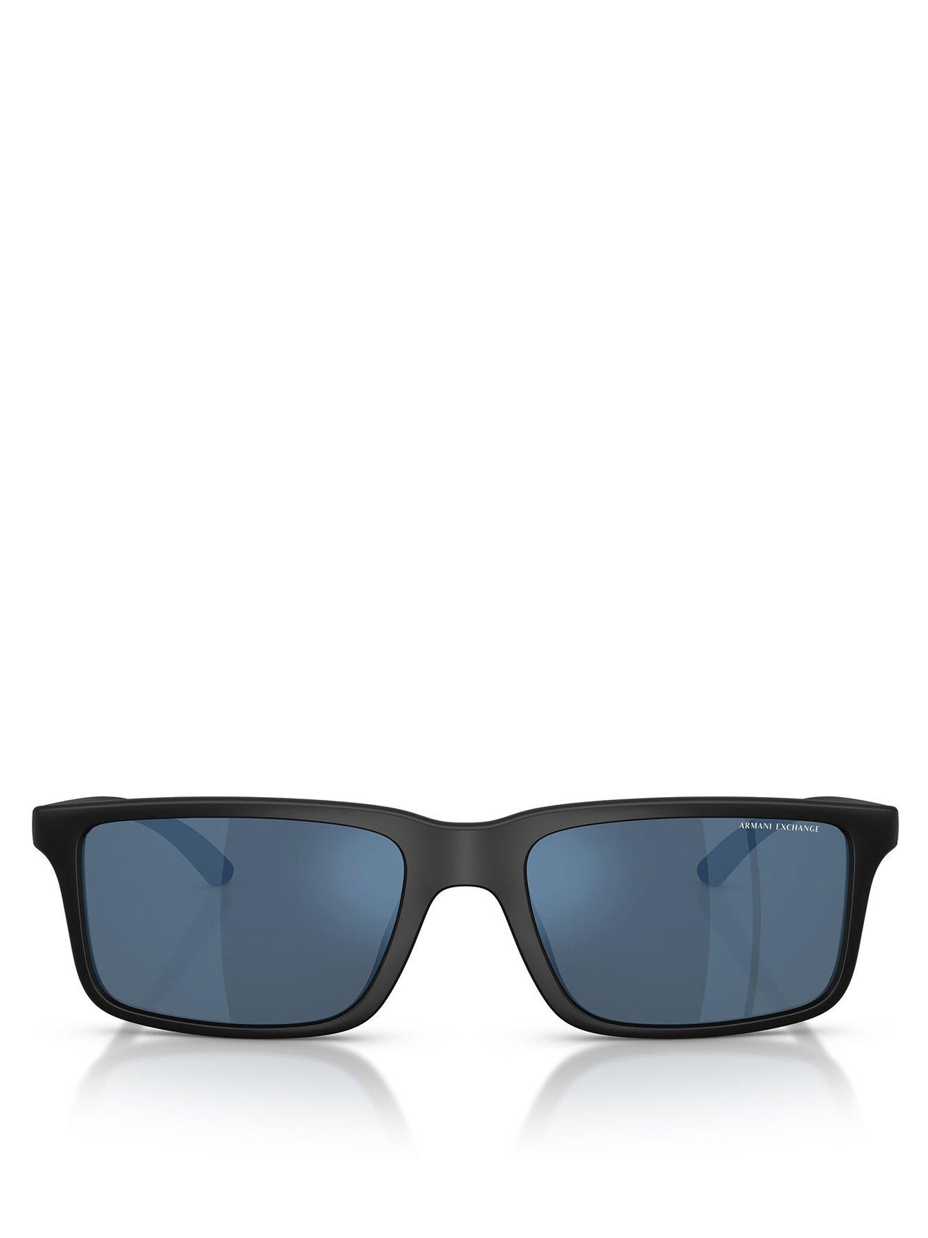 Image 3 of 4 of Armani Exchange 0Ax4157Su Square Sunglasses- Black