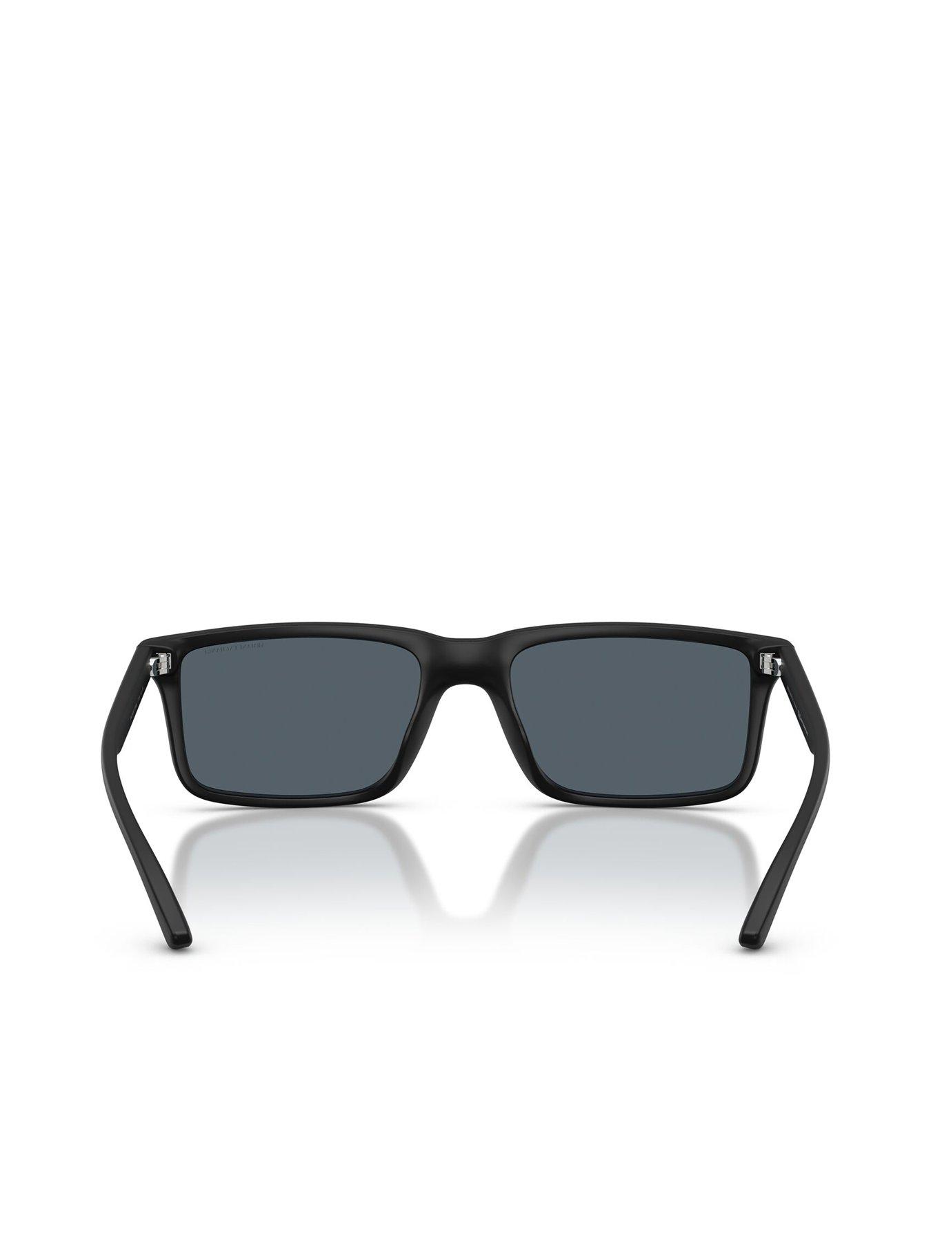 Image 4 of 4 of Armani Exchange 0Ax4157Su Square Sunglasses- Black