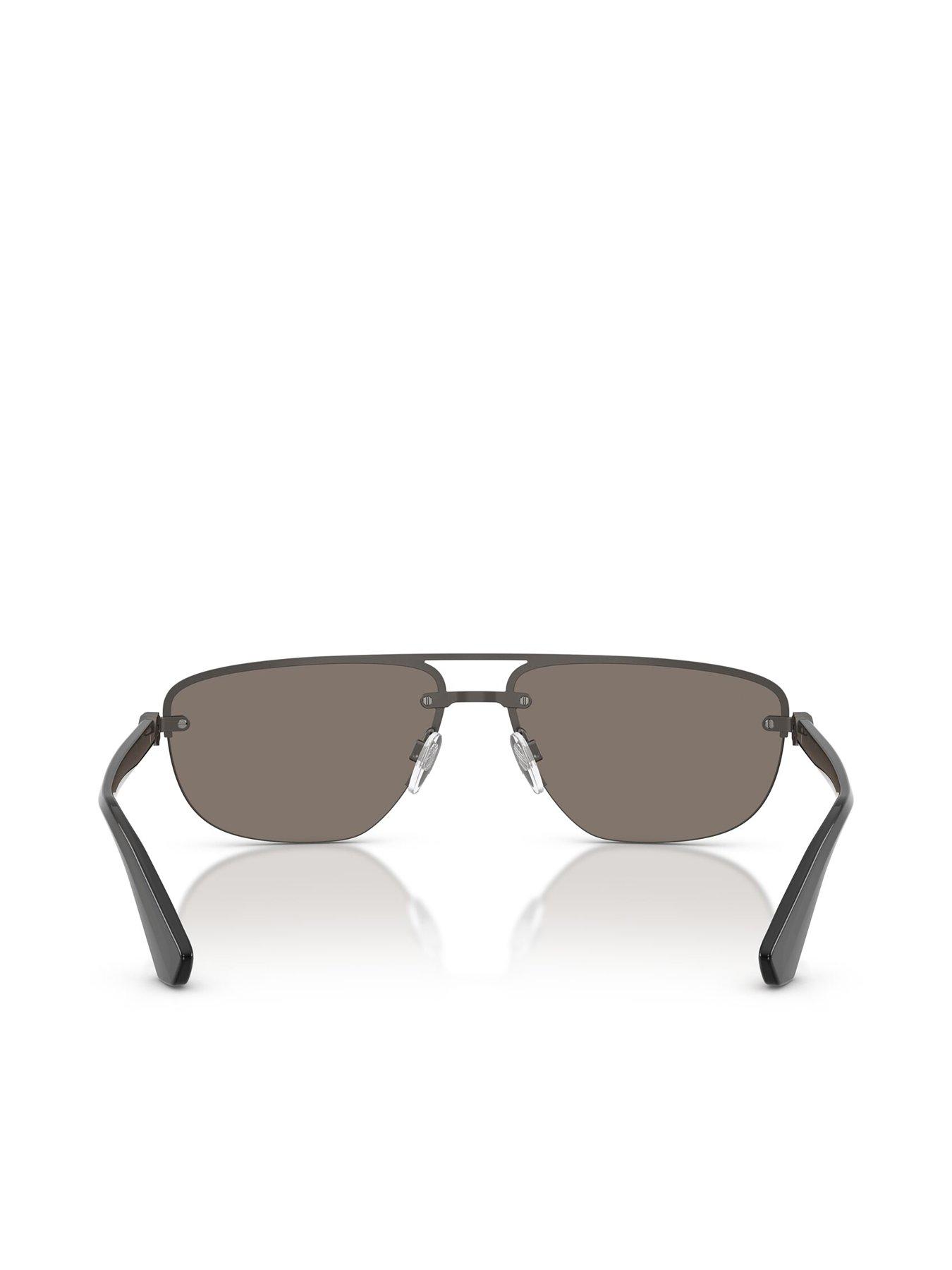 Image 4 of 4 of Burberry 0Be3164 Aviator Sunglasses- Black