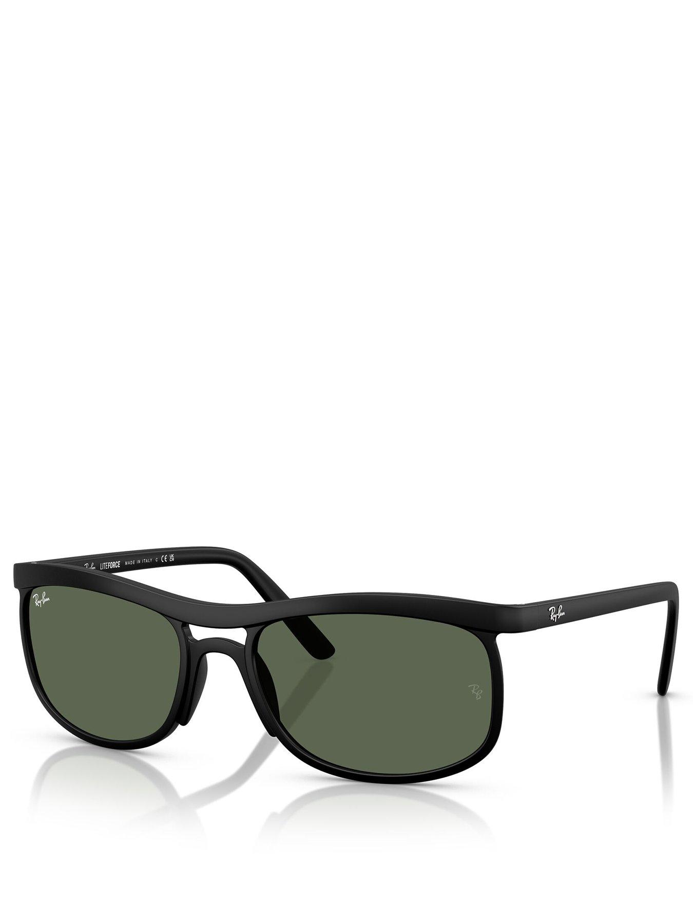 undefined Ray Ban 0Rb4452 Square Sunglasses- Black