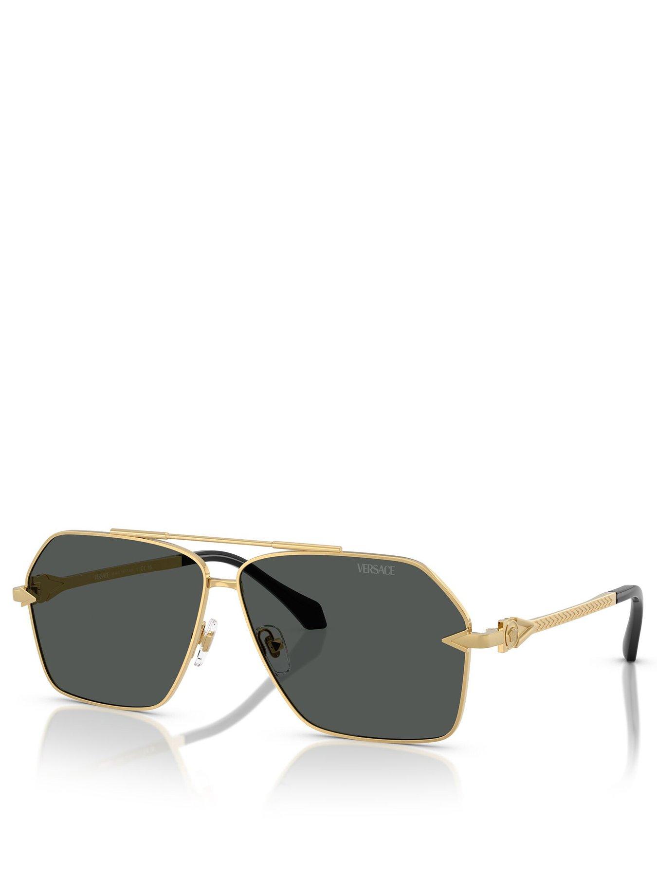 undefined Versace 0ve2284 Aviator Sunglasses-gold