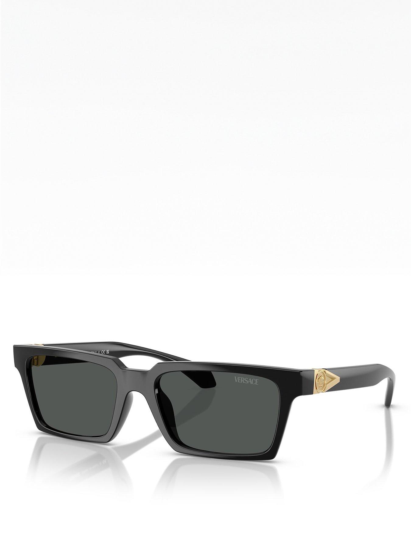 undefined 0Ve4490U Rectangle Sunglasses- Black