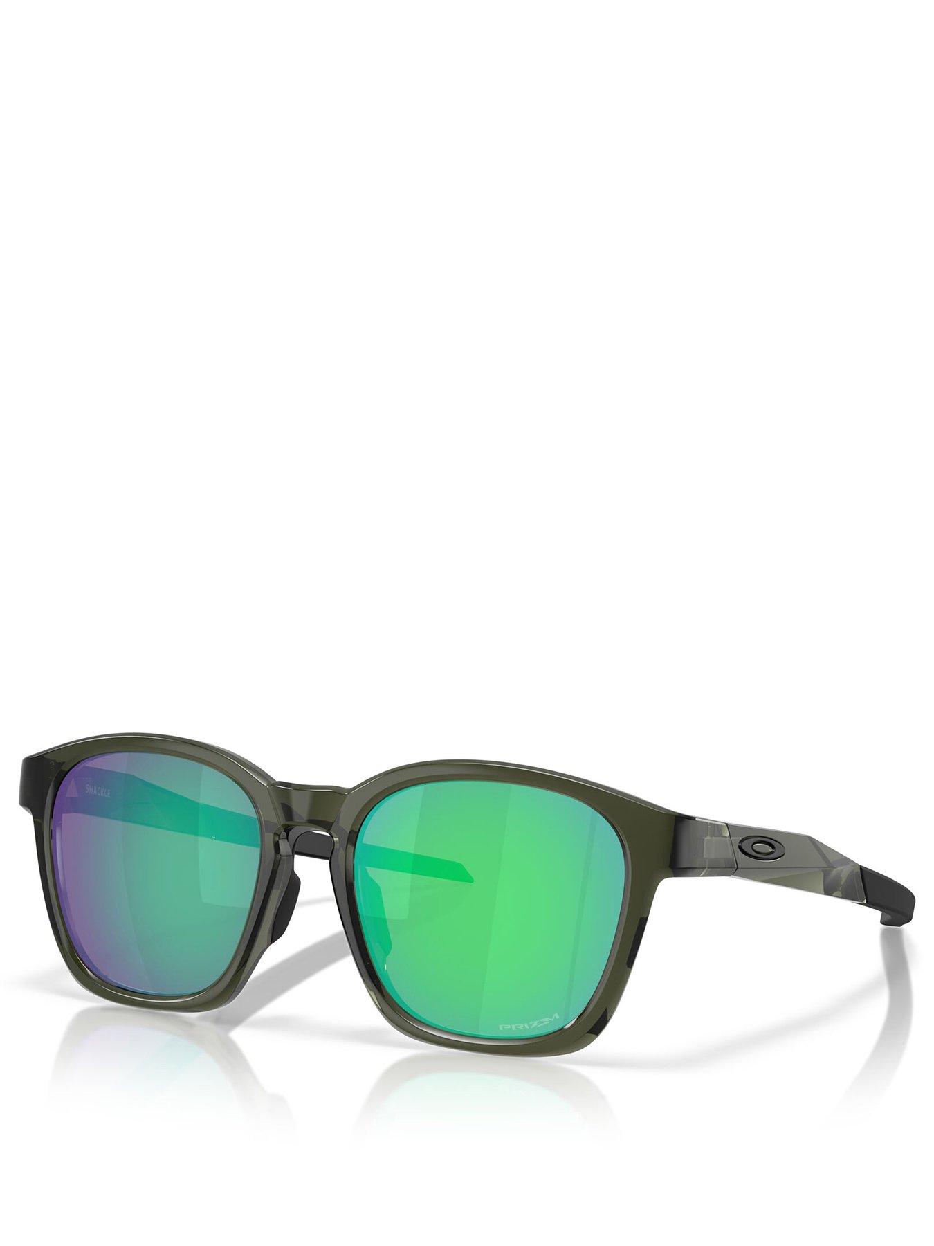 Image 1 of 4 of Oakley 0Oo9507D Square Sunglasses- Black