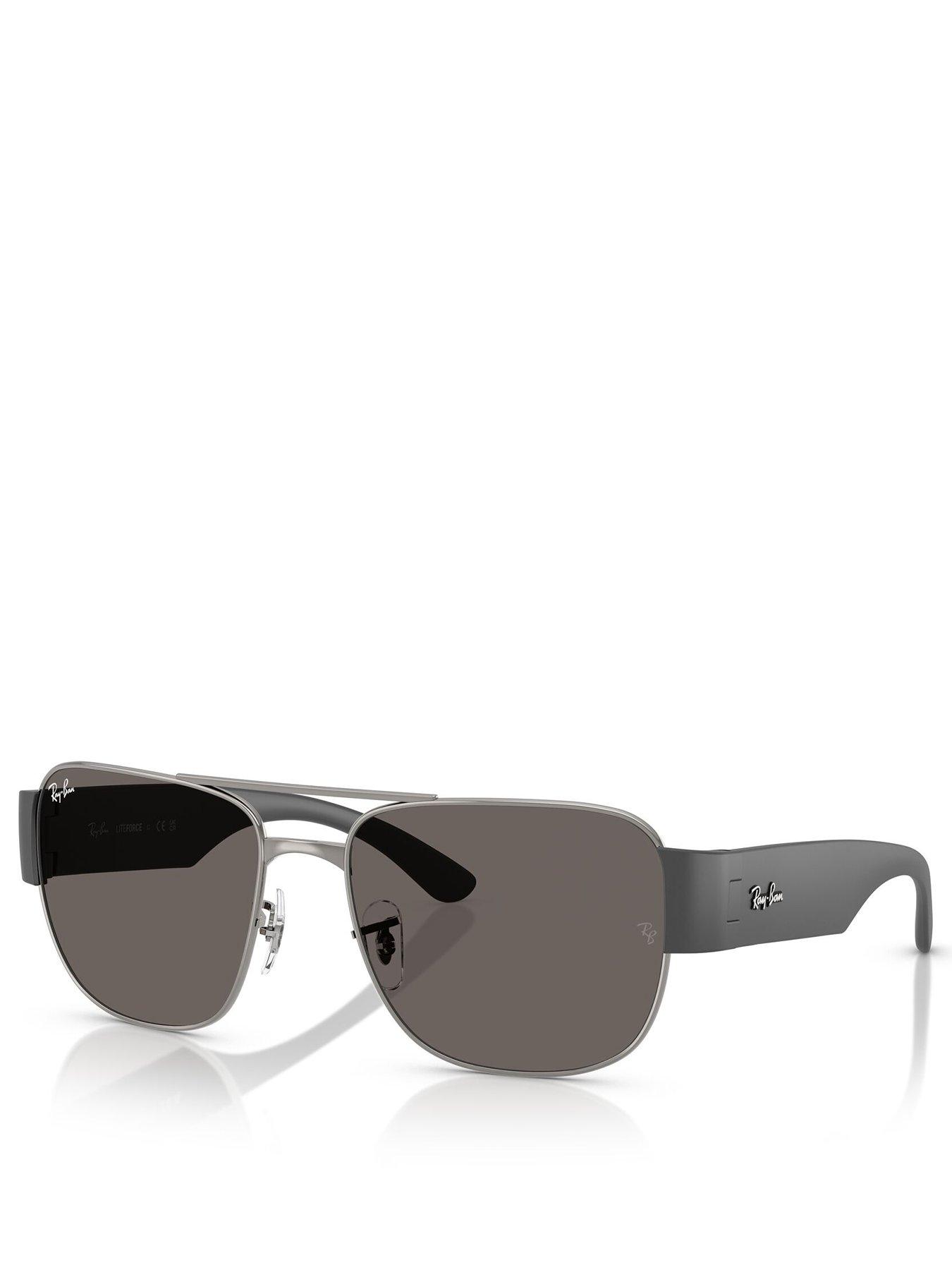 undefined Ray Ban 0Rb3756 Aviator Sunglasses- Dark Grey