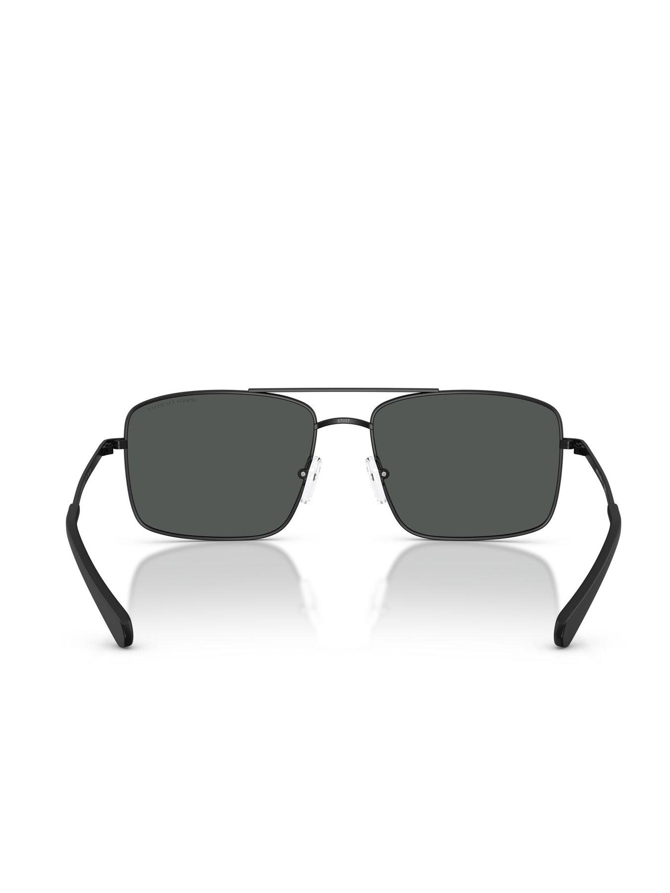 Image 4 of 4 of Armani Exchange 0Ax2054S Navigator Sunglasses- Black