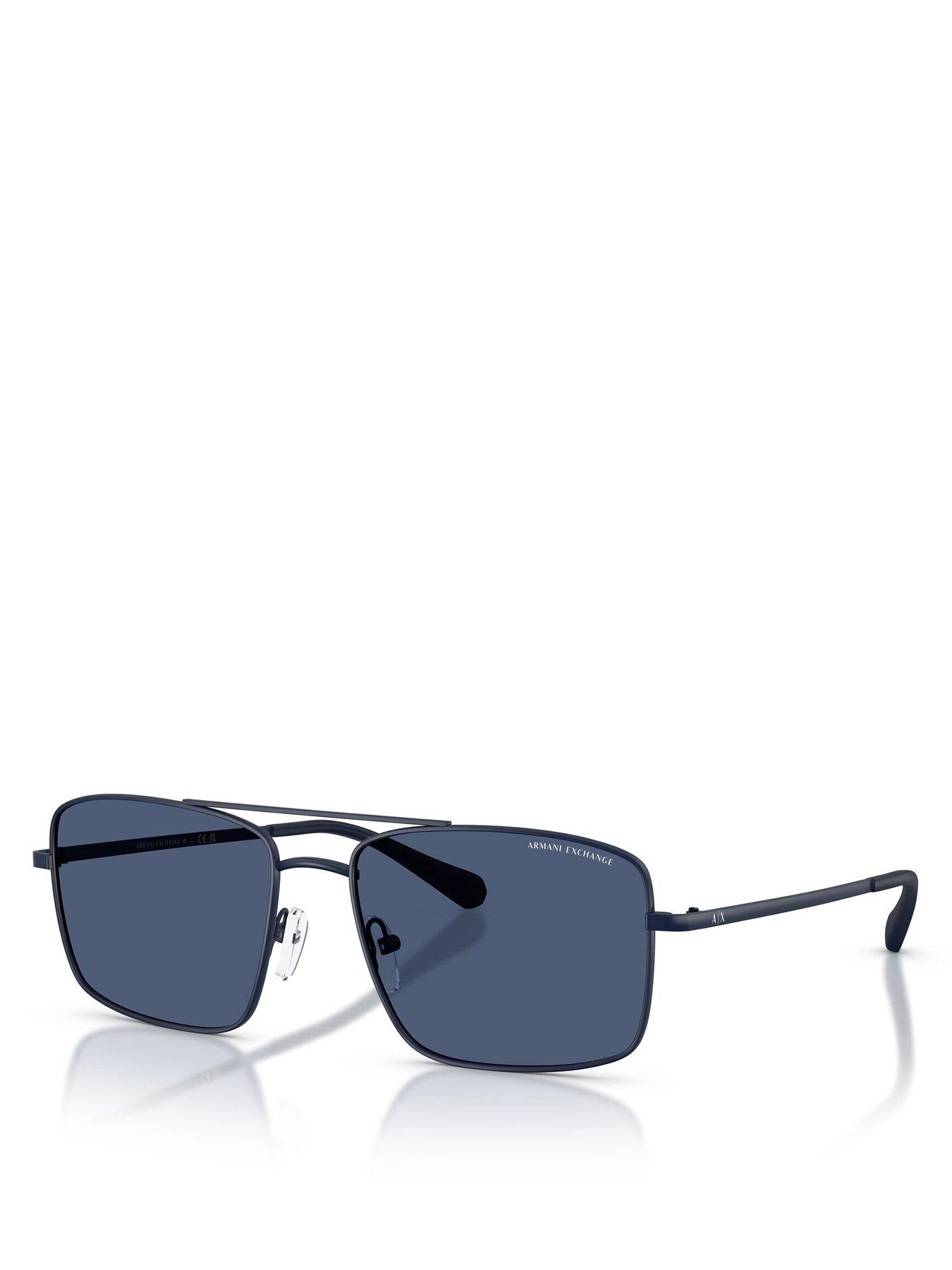 Image 1 of 4 of Armani Exchange 0Ax2054S Navigator Sunglasses- Blue