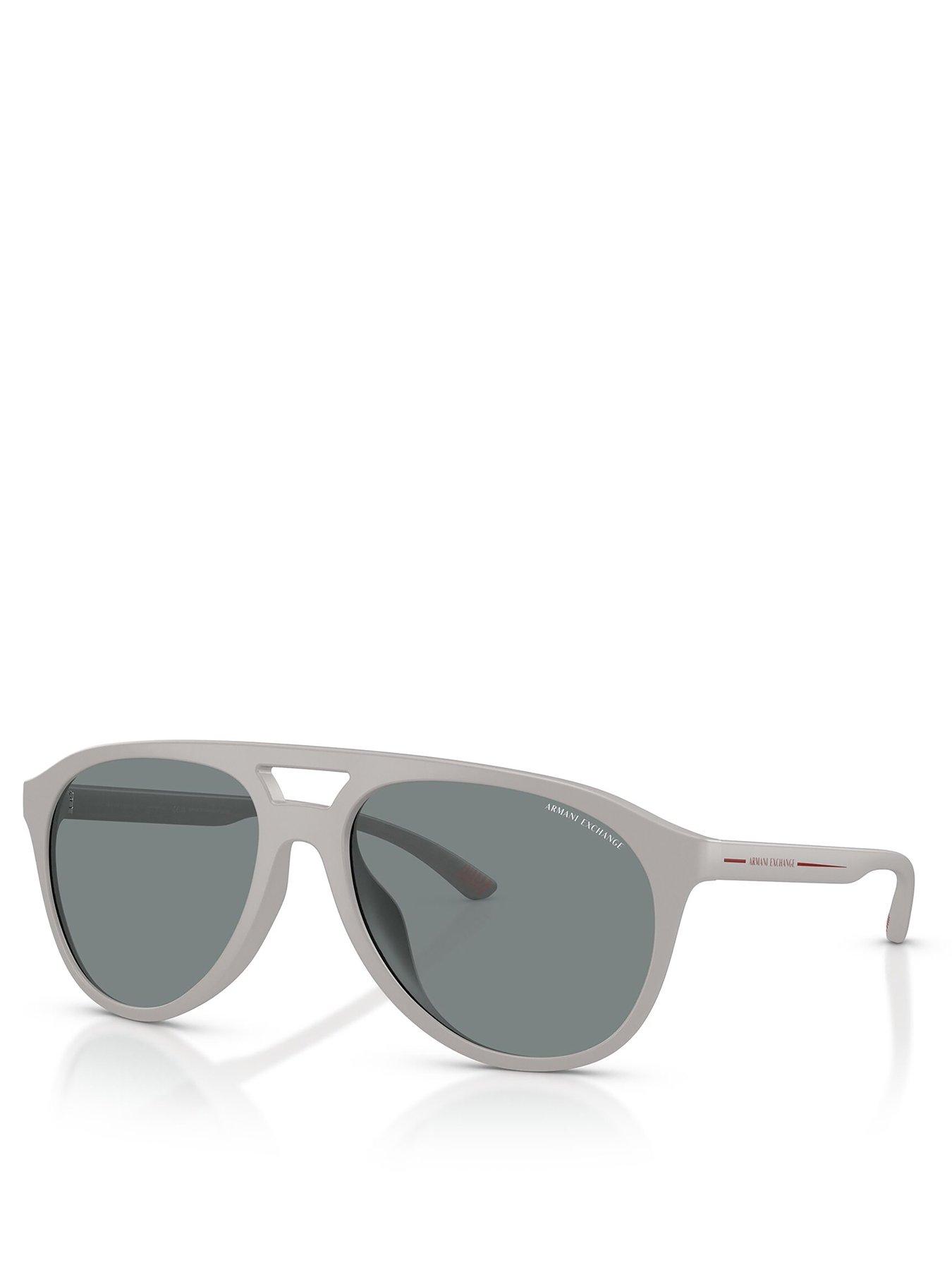 Armani Exchange 0Ax4156Su Square Sunglasses- Grey