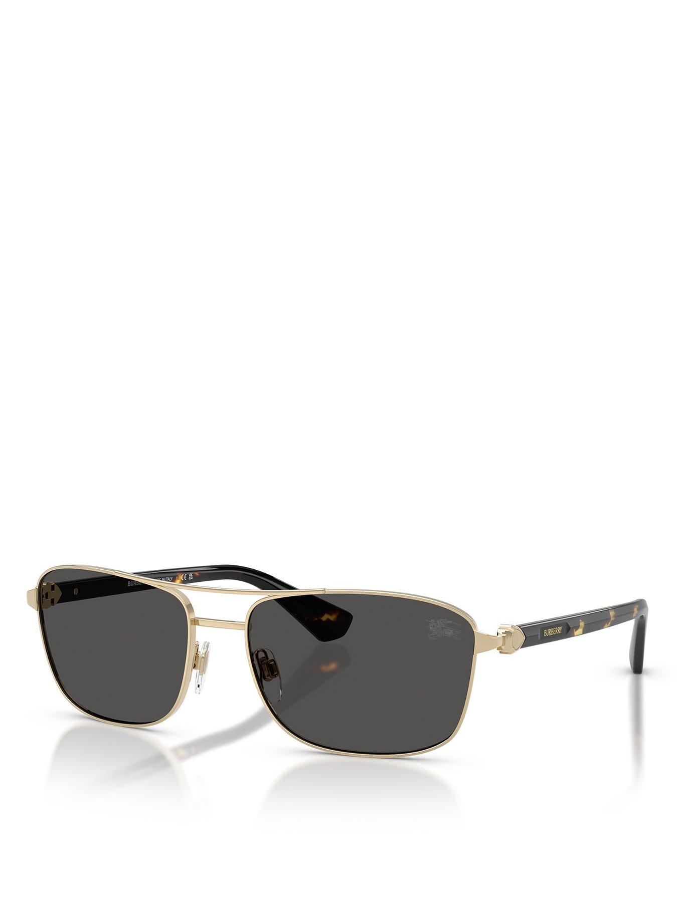 Image of Burberry Burberry 0be3163 Rectangle Sunglasses-gold