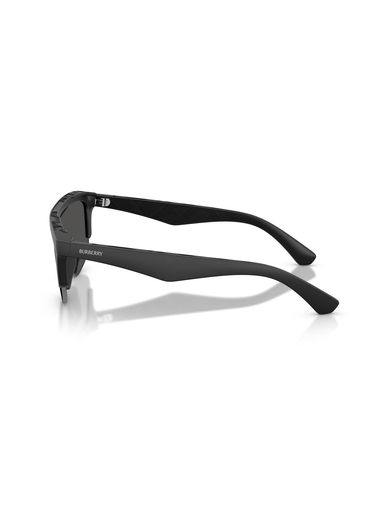 Image 2 of 4 of Burberry 0Be4460U Visor Sunglasses- Black