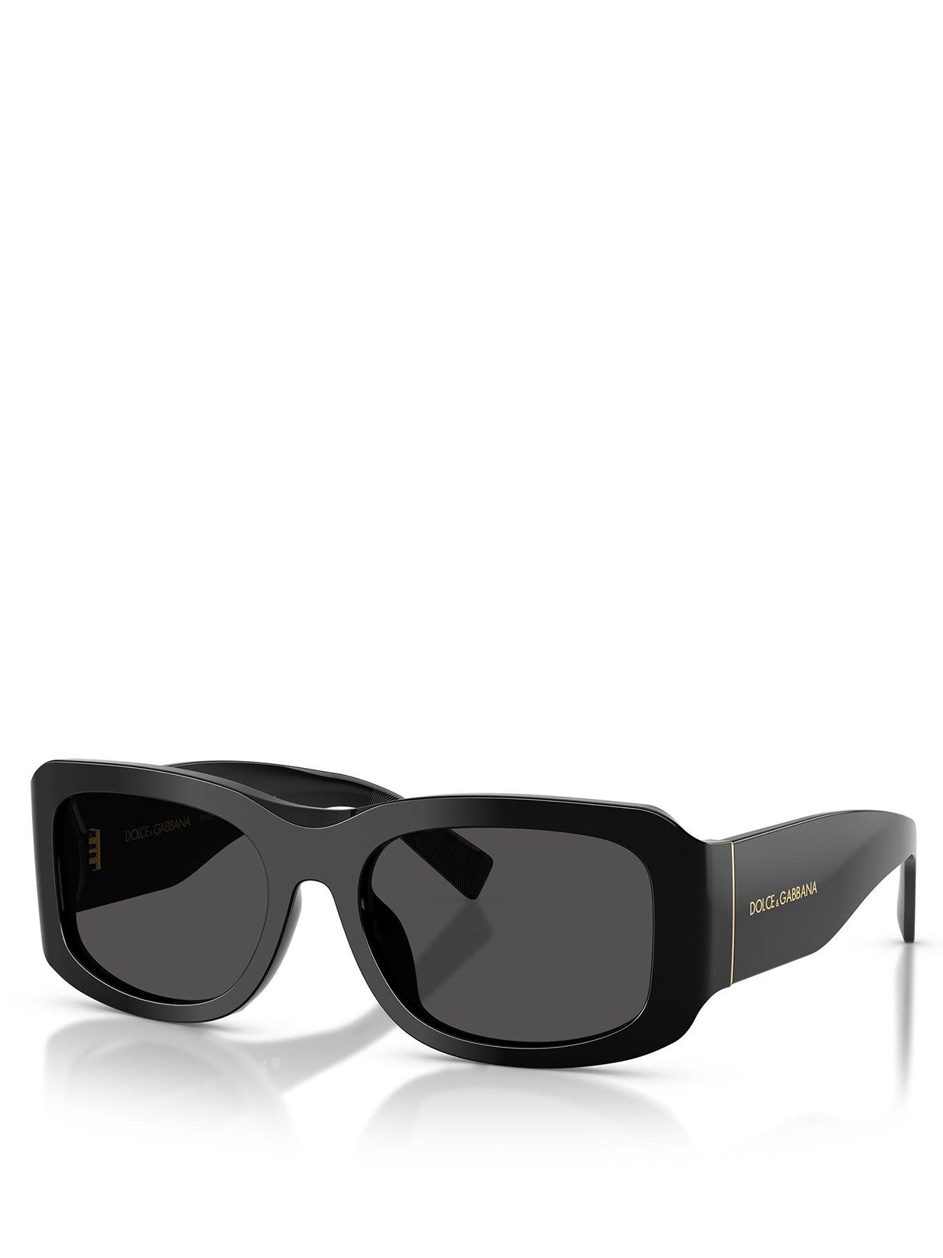 Image 1 of 4 of Dolce & Gabbana Dolce&amp;Gabbana 0Dg4503 Square Sunglasses- Black