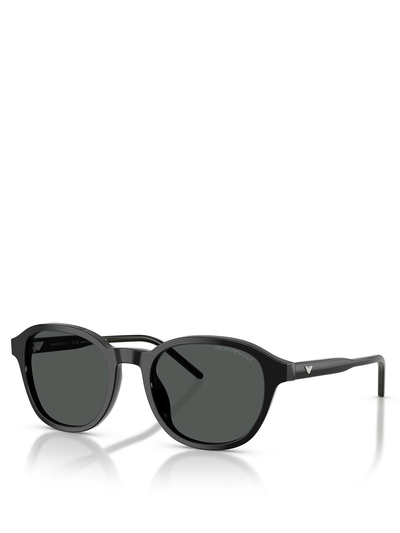 undefined Emporio Armani 0ea4247u Round Sunglasses-black