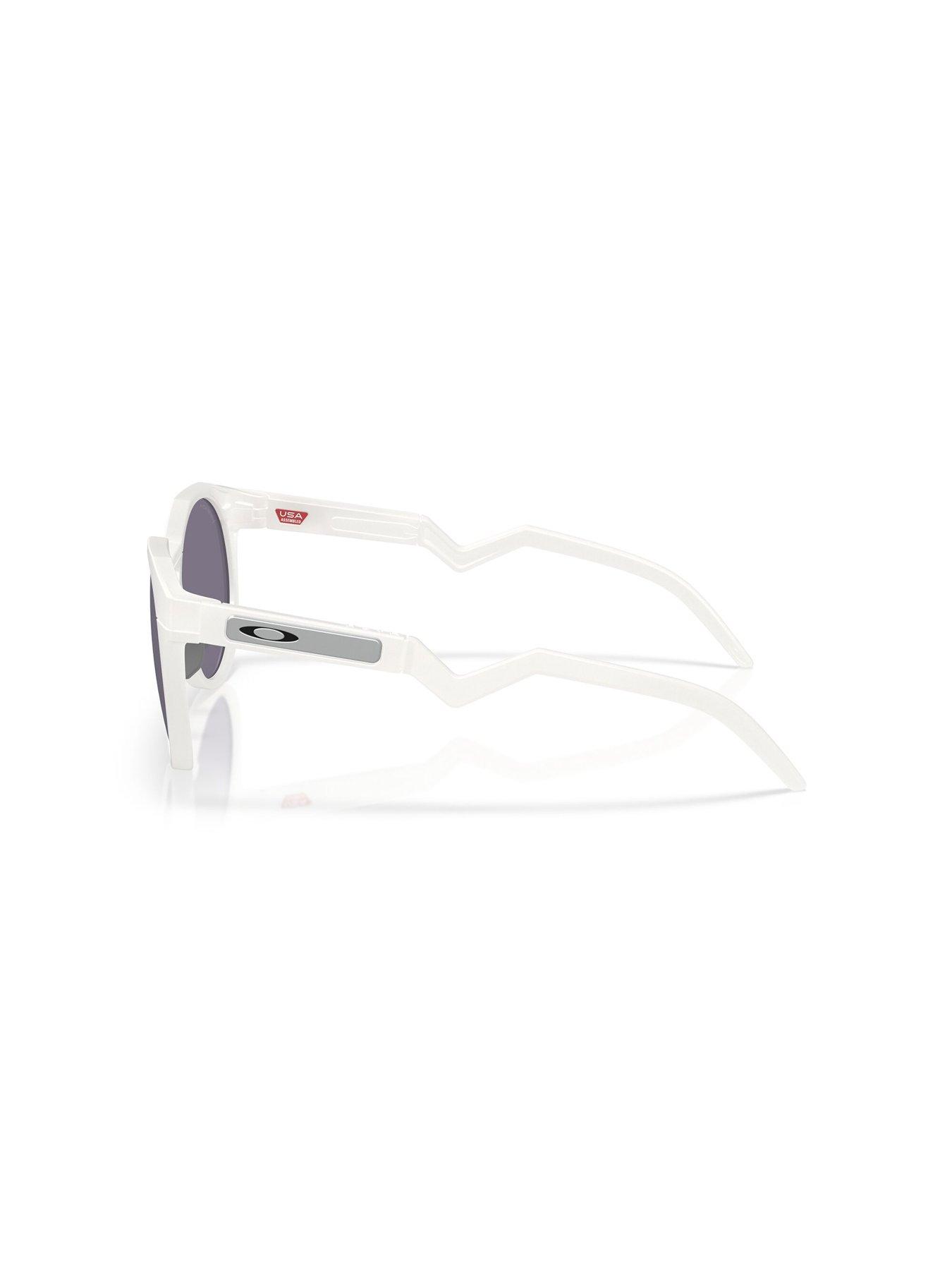 Image 2 of 4 of Oakley 0Oo9242 Round Sunglasses- White