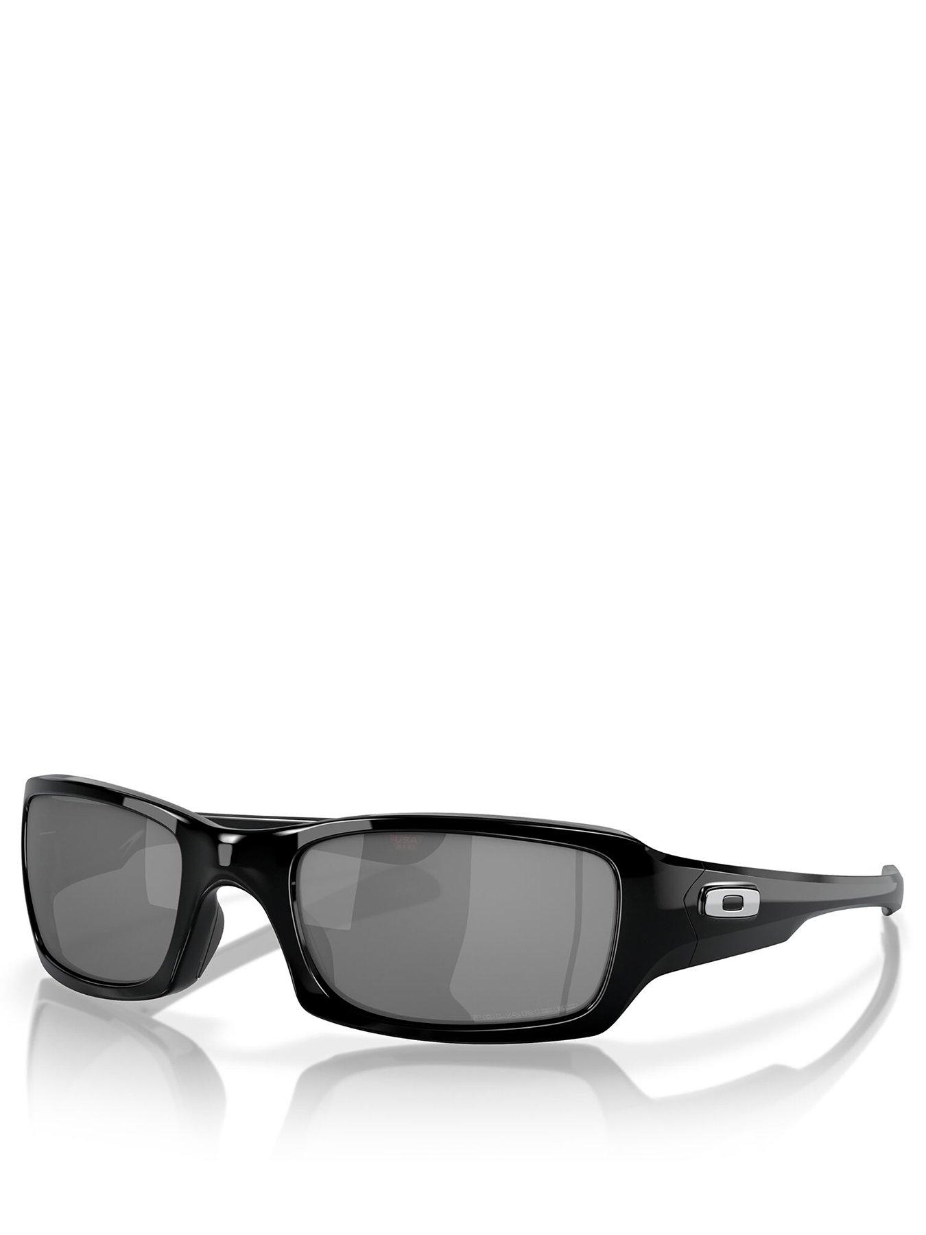 Image 1 of 4 of Oakley 0Oo9238 Rectangle Sunglasses- Black