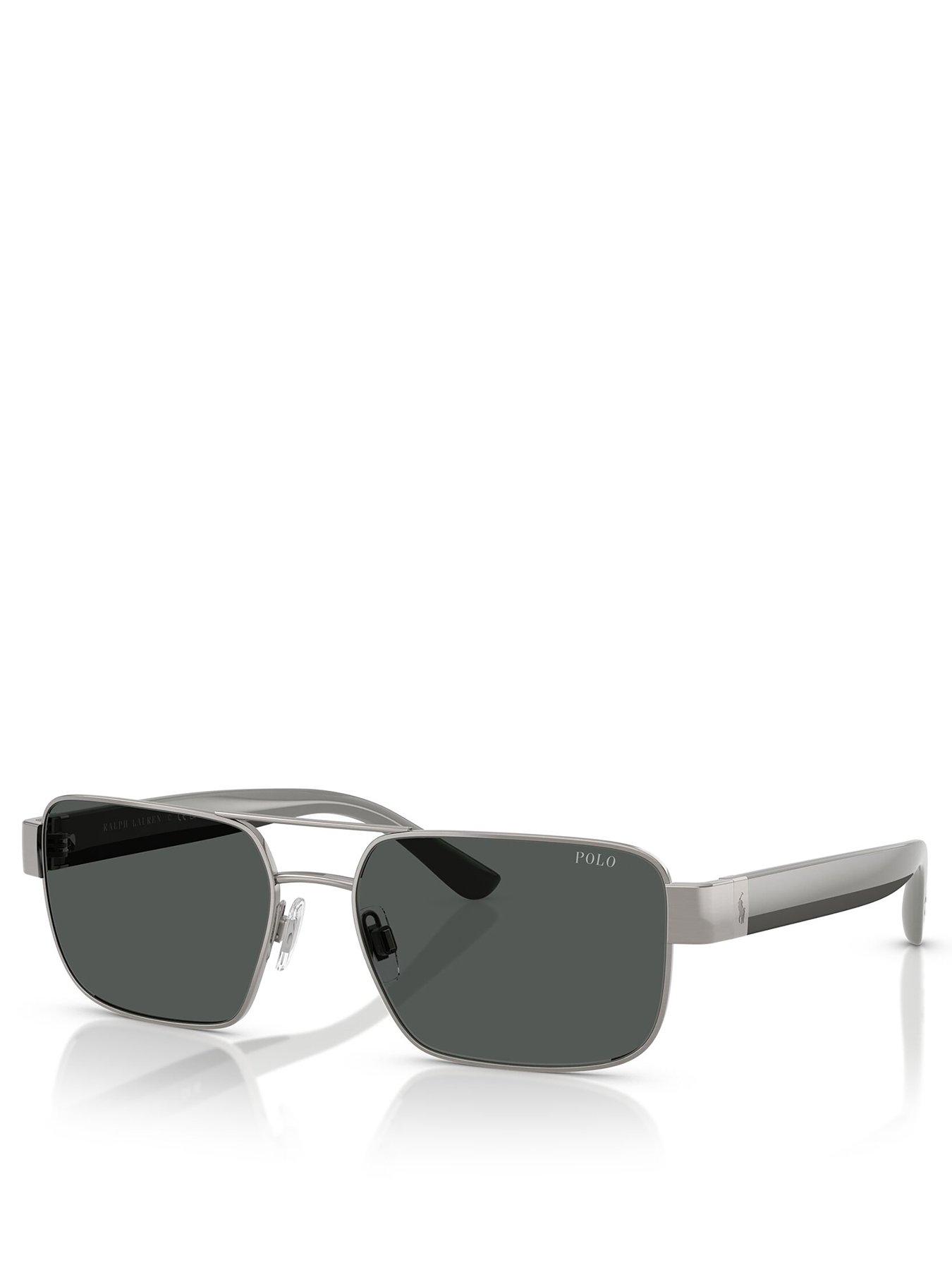 Image 1 of 4 of Polo Ralph Lauren 0Ph3161 Square Sunglasses- Grey