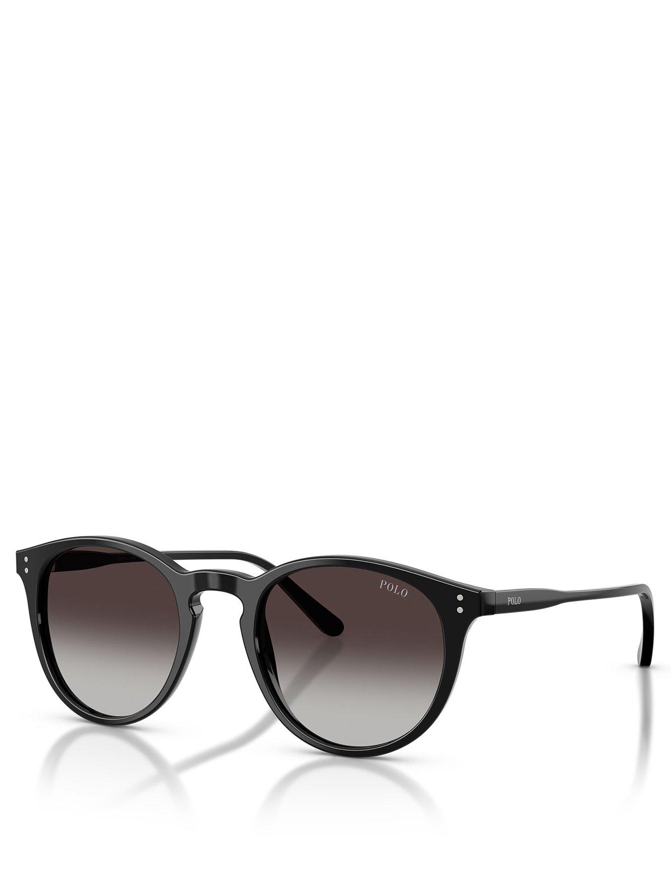 Polo Ralph Lauren 0Ph4110 Round Sunglasses - Black