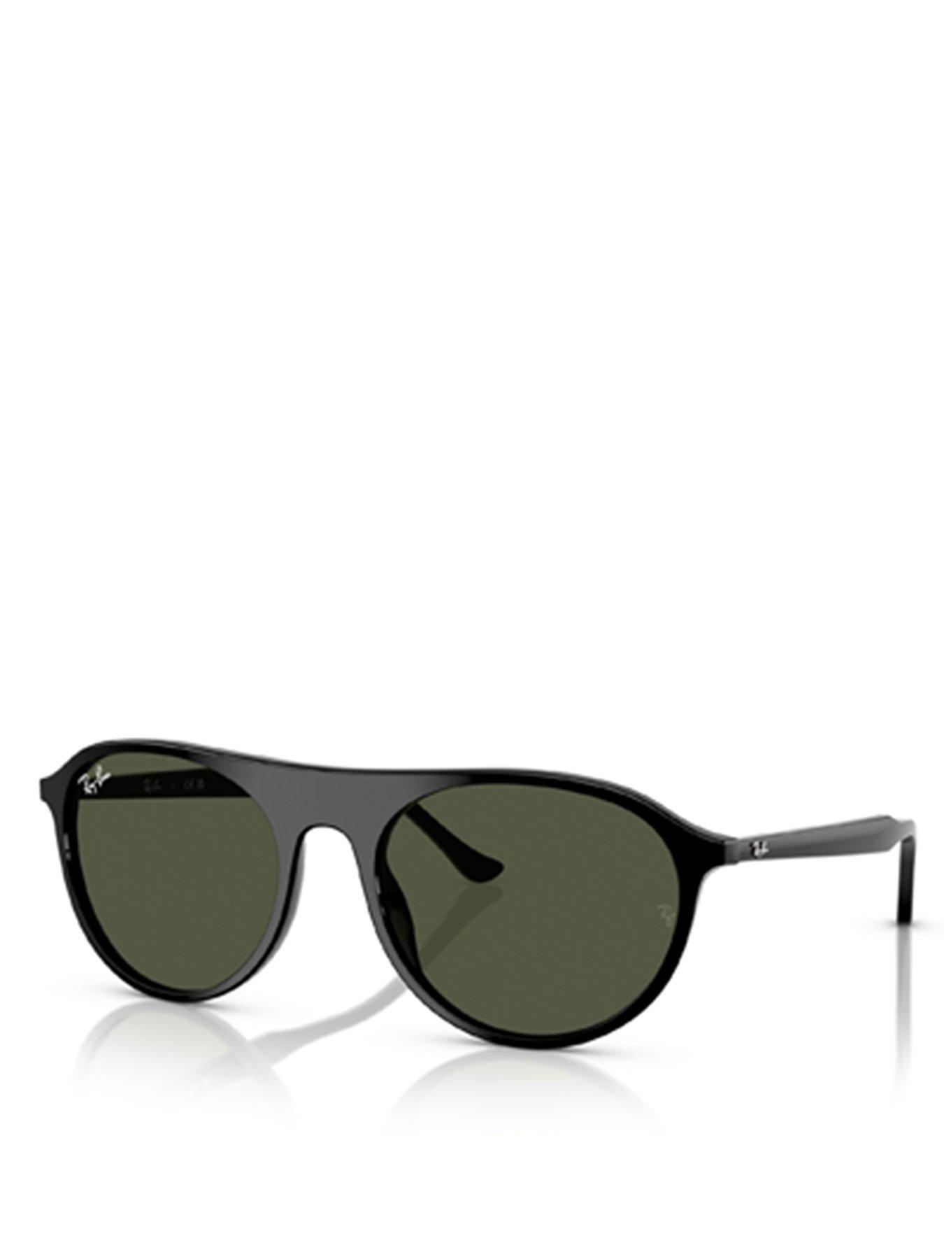 Image 1 of 4 of Ray-Ban Ray Ban 0Rb2215 Round Sunglasses- Black