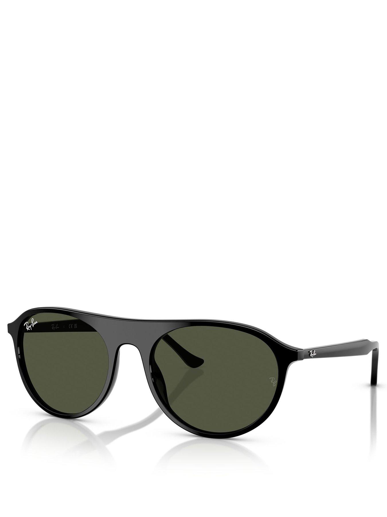 undefined Ray Ban 0Rb2215 Round Sunglasses- Brown