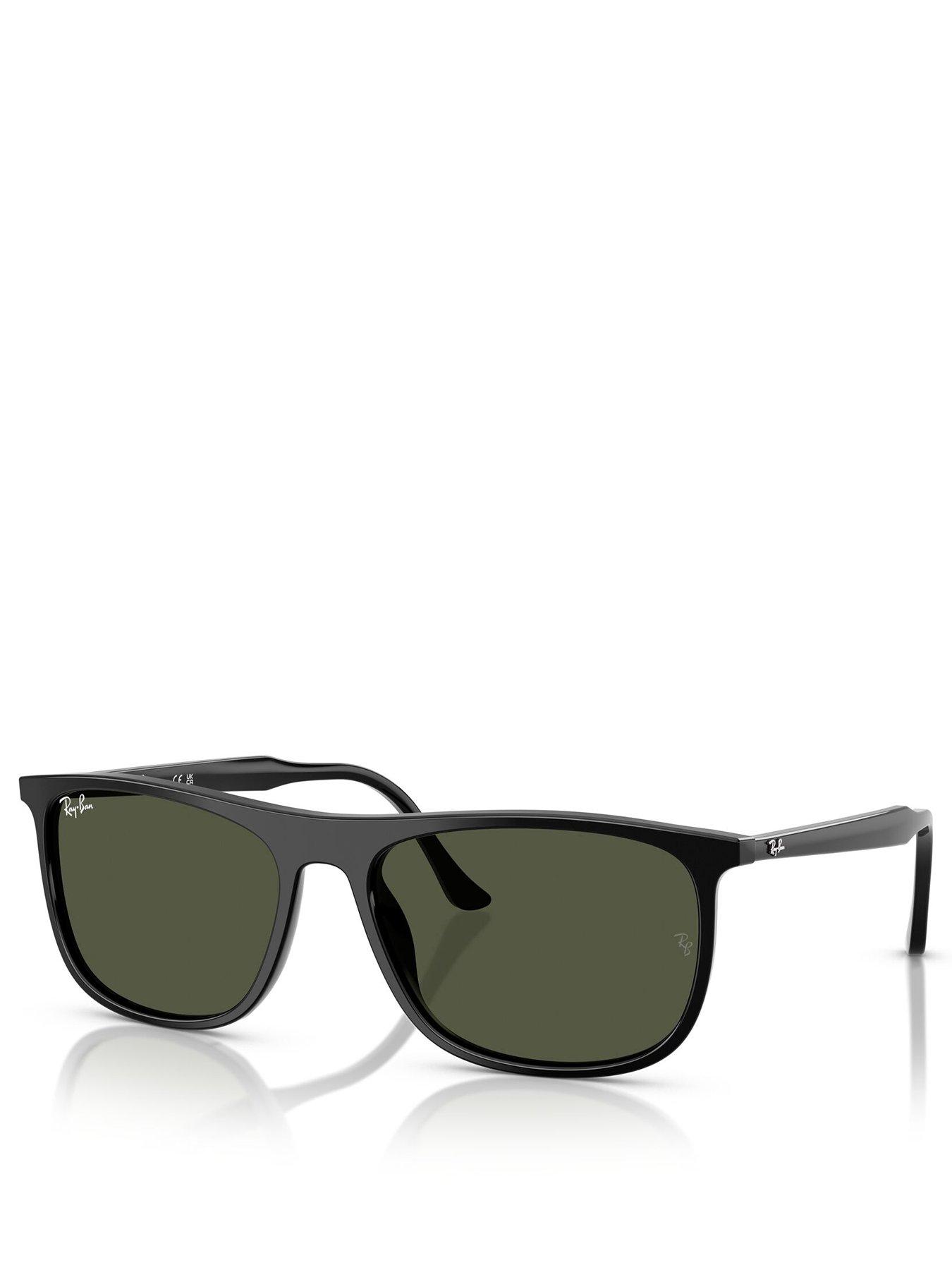 undefined Ray Ban 0Rb2216 Square Sunglasses- Black