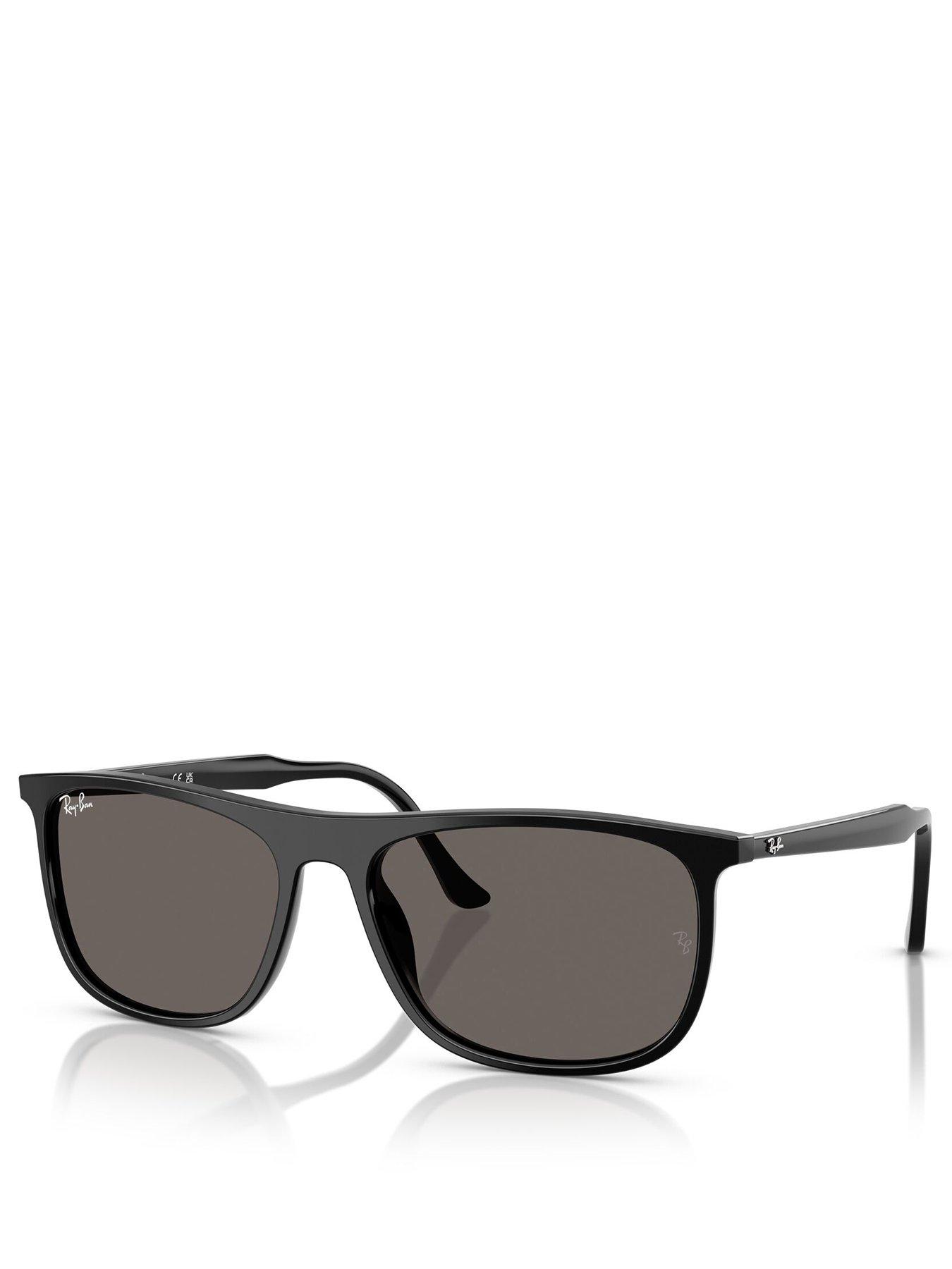 undefined Ray Ban 0Rb2216 Square Sunglasses- Black