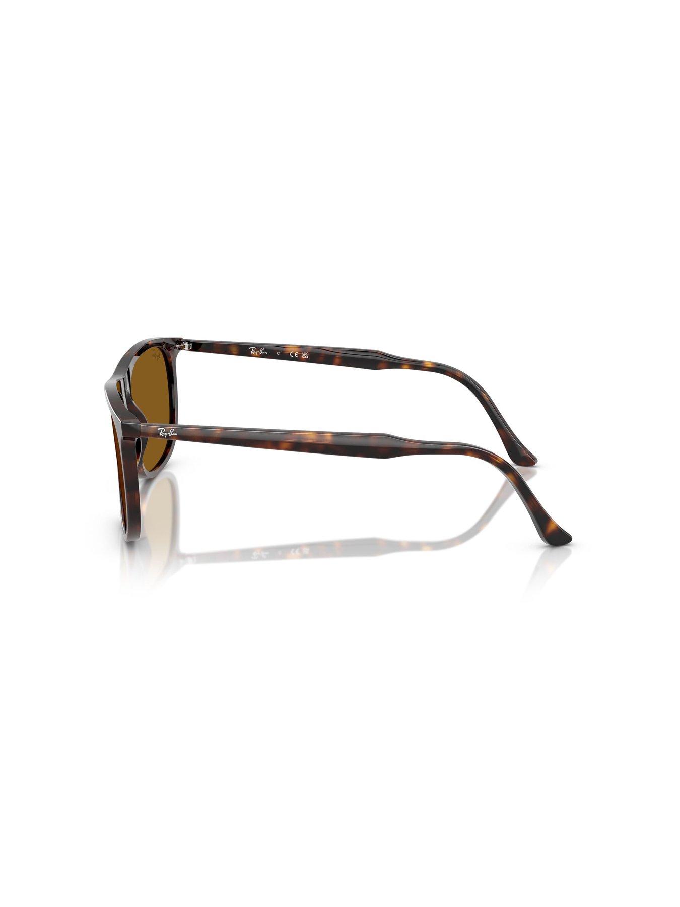 Image 2 of 4 of Ray-Ban Ray Ban 0Rb2216 Square Sunglasses- Brown