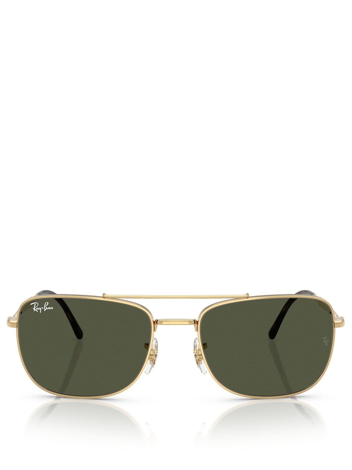 ray-ban-ray-ban-0rb3755-square-sunglasses--goldoutfit