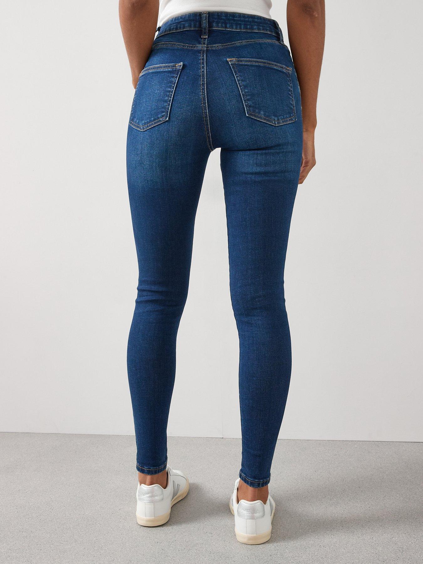 Image 2 of 7 of The Very Collection Florence High Rise Skinny Jeans - Dark Wash