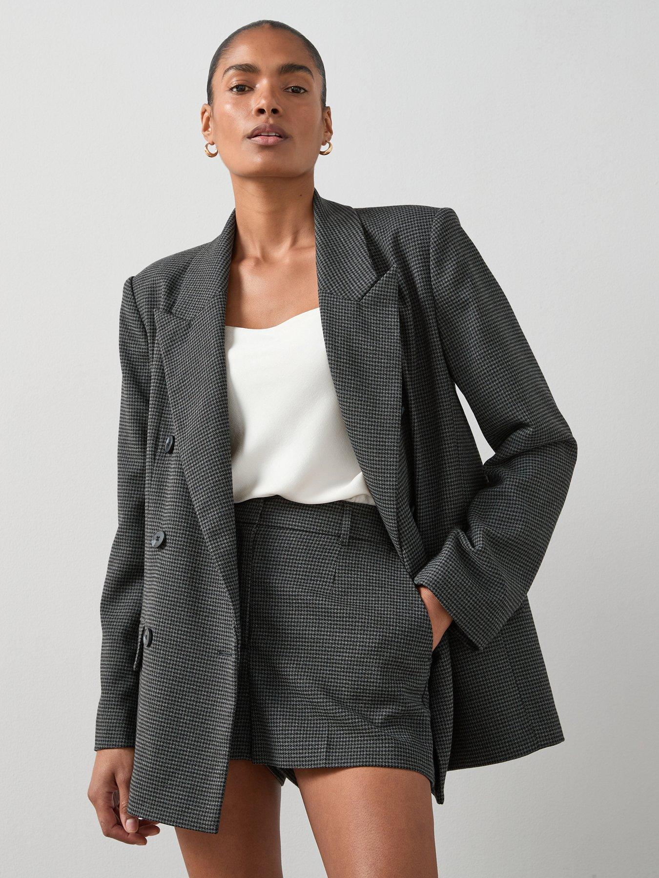 the-very-collection-oversized-check-blazer-black