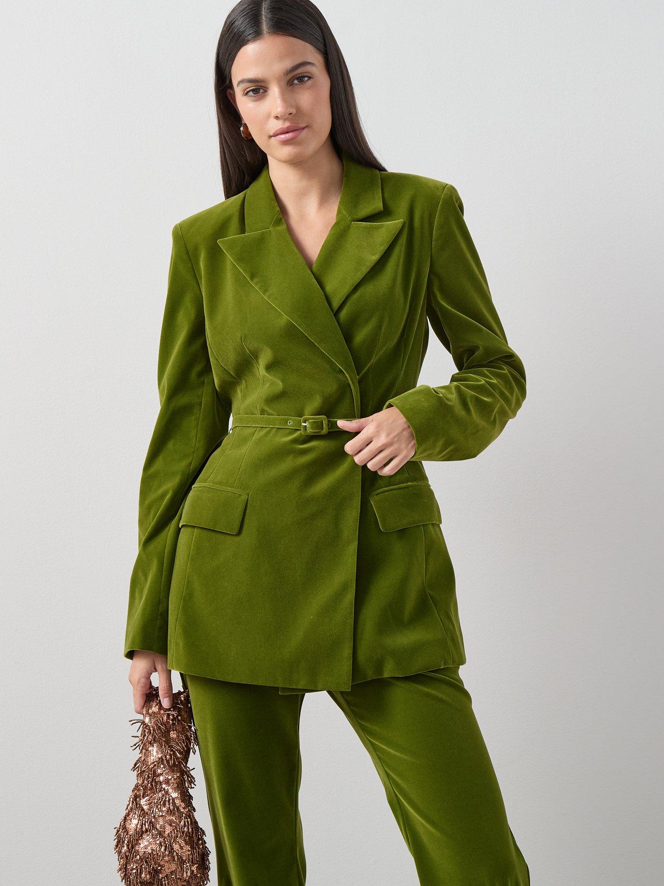 the-very-collection-sculpted-velvet-blazer-greendetail