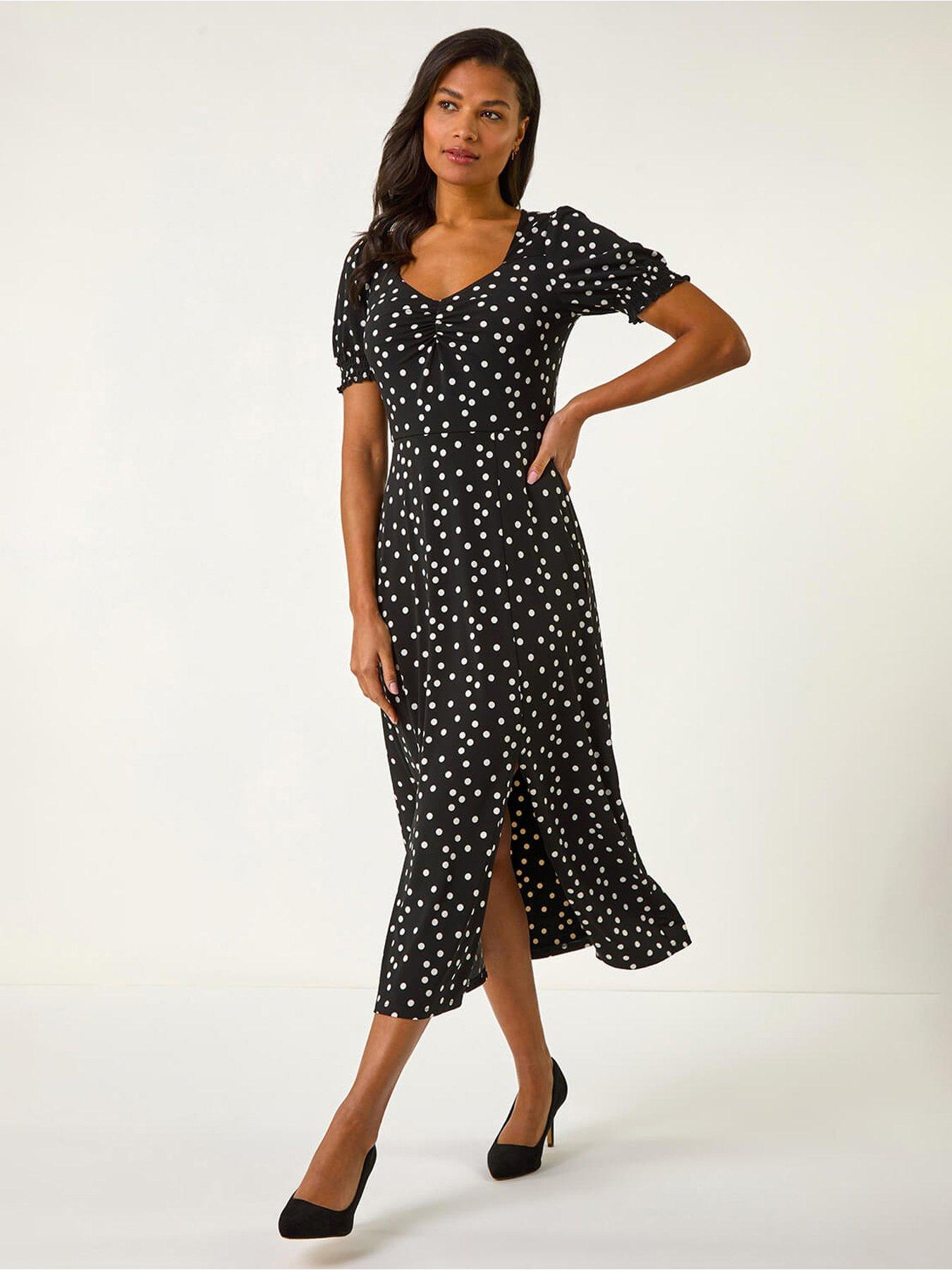 knee length dresses for ladies Woman Casual Summer Ruffle Dress Petite Maxi Dresses for Short Women W –  thefrumshopper