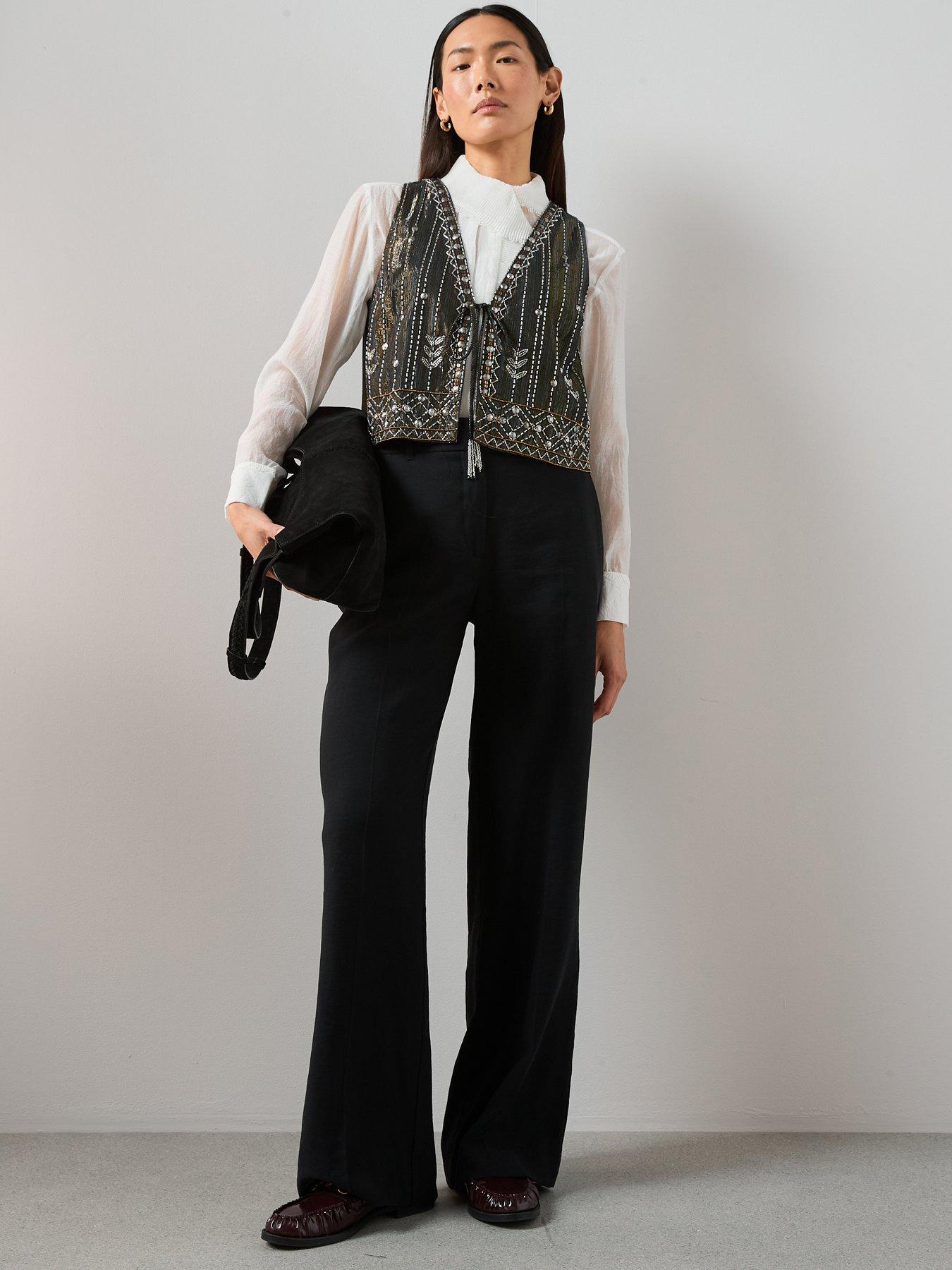 the-very-collection-embellished-tie-front-waist-coat-blackback