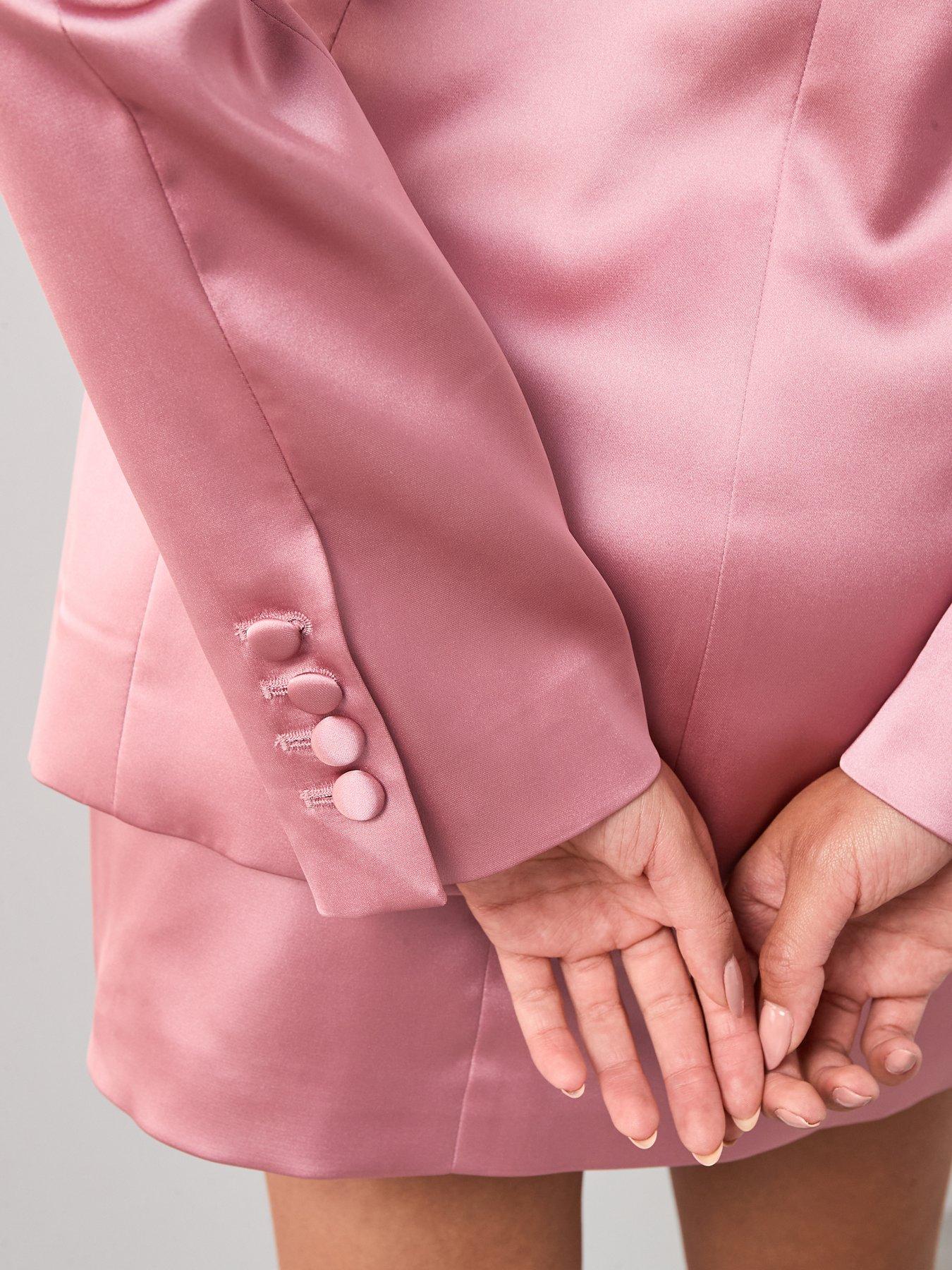 the-very-collection-cinch-satin-blazer-pinkdetail